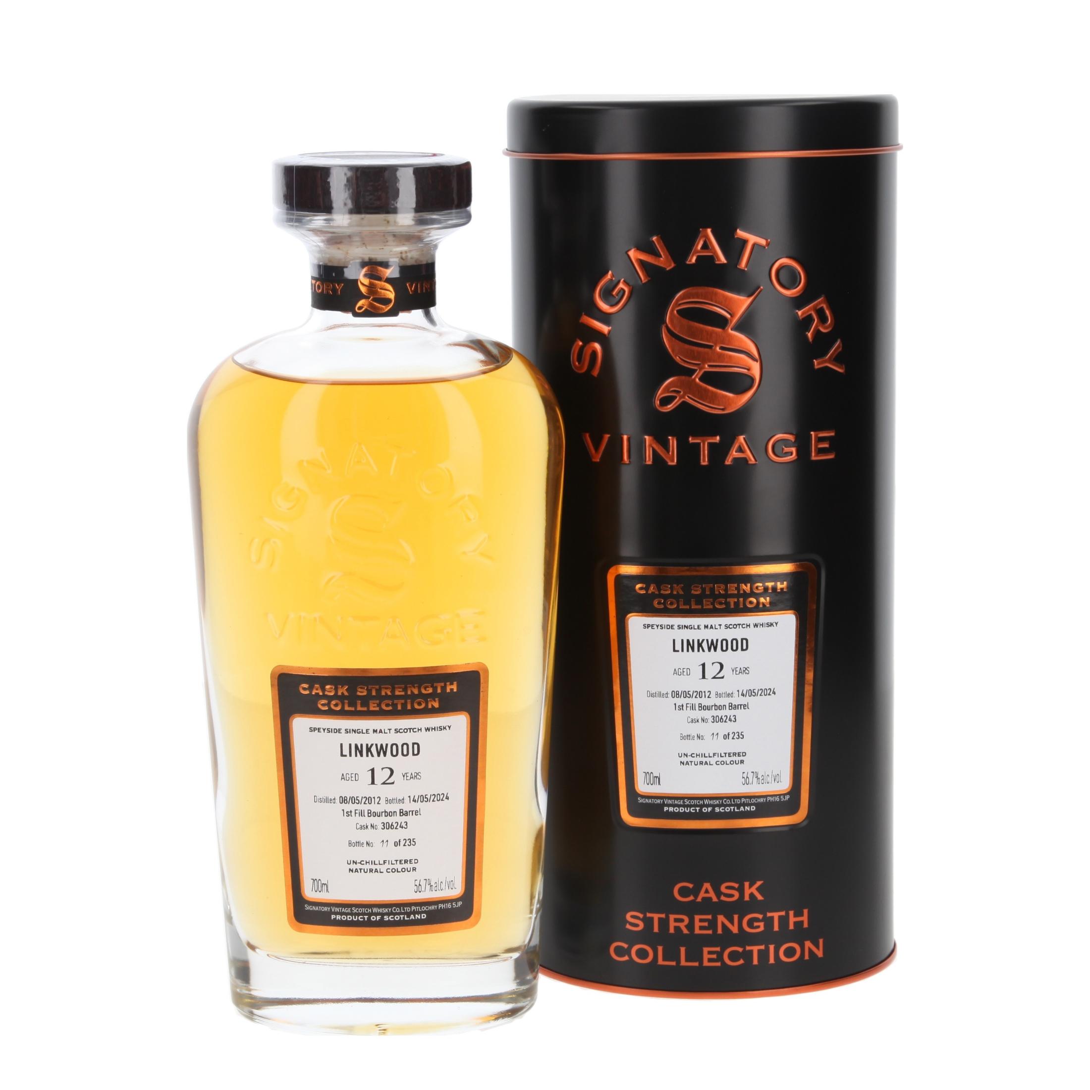 Виски Linkwood First Fill Bourbon Barrel Cask Strength Collection 12 Лет 2012/2024 700 ml