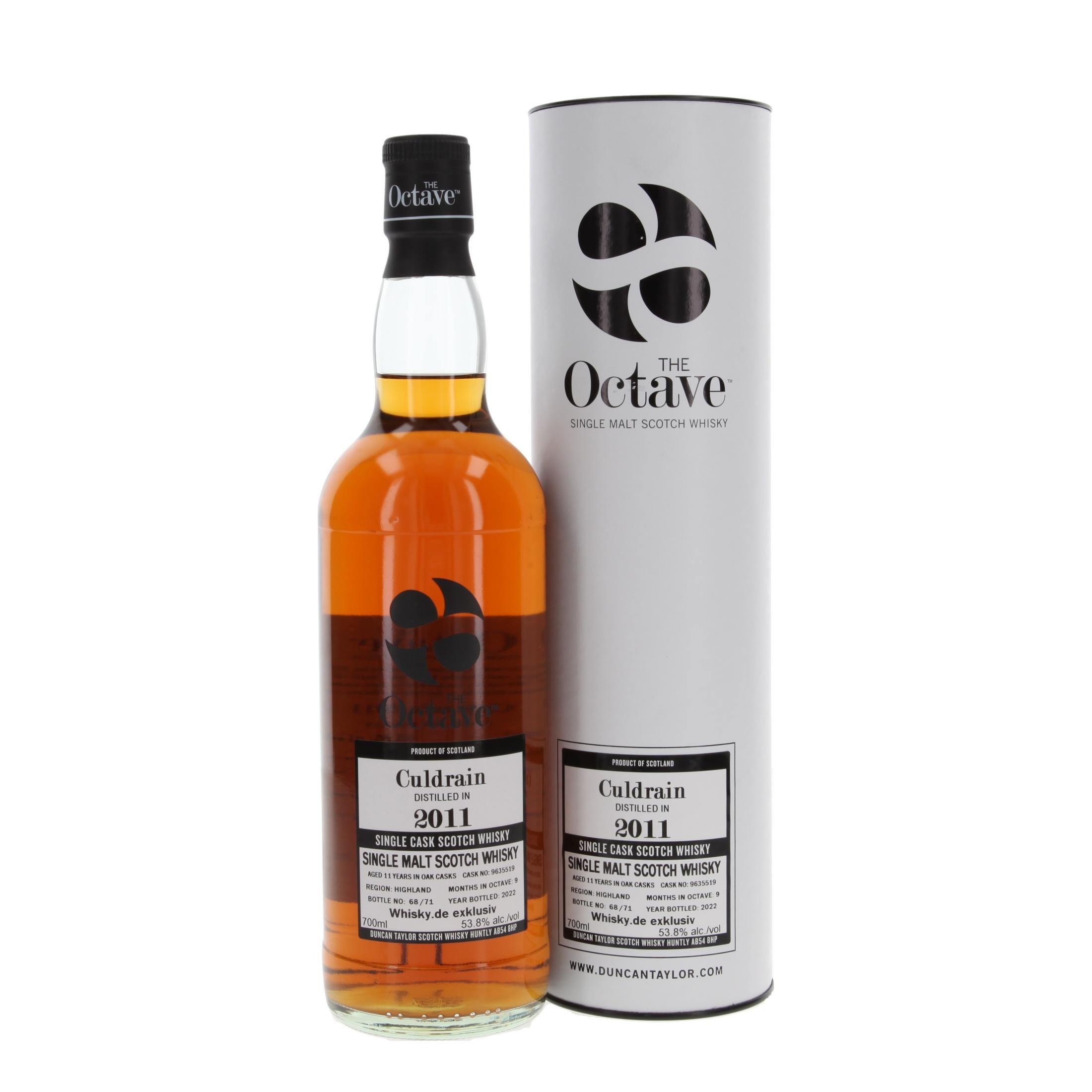 Виски Culdrain The Octave Whisky.de exclusive 11 Лет 2011/2022 700 ml