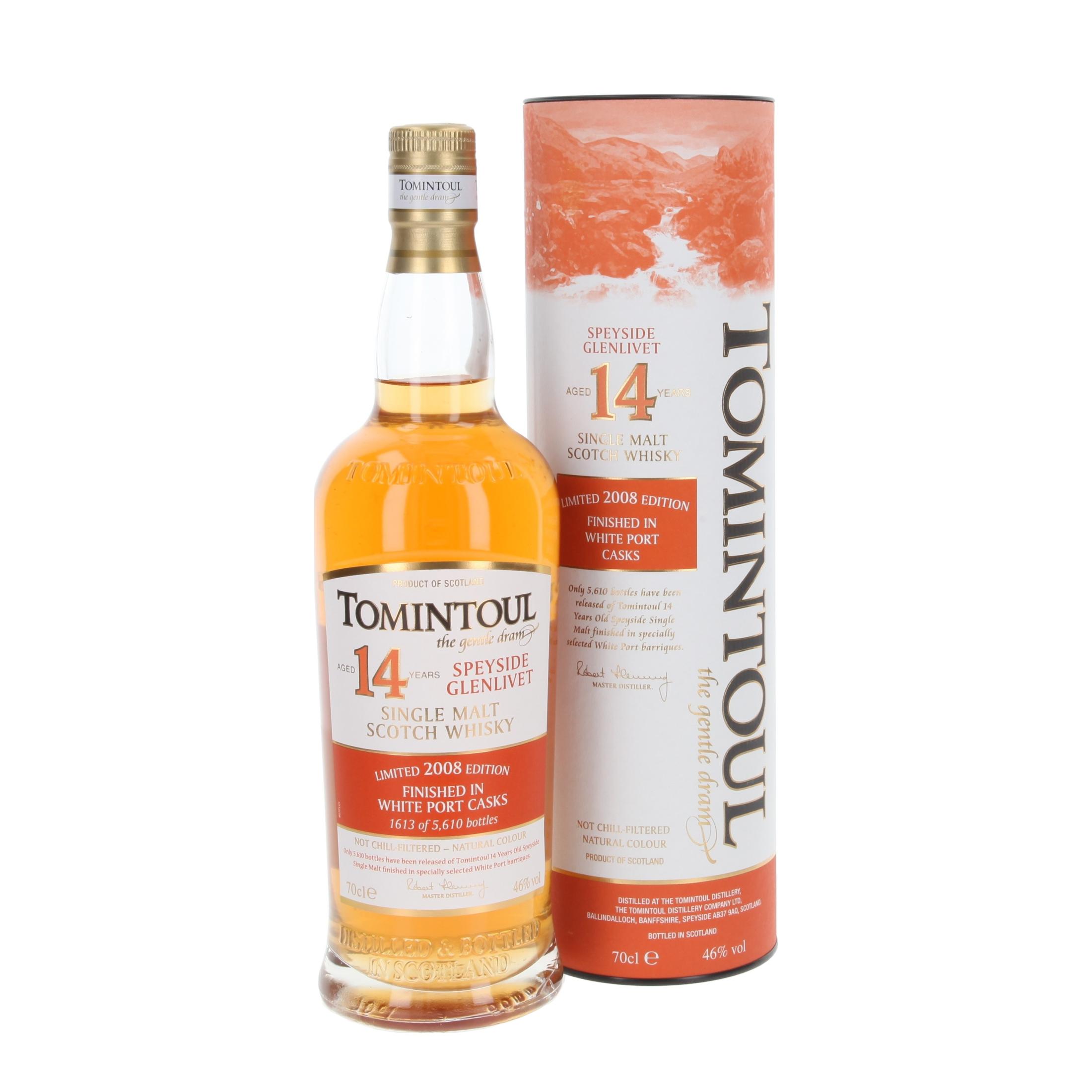 Виски Tomintoul White Port Cask Finish 14 Лет 2008/2023 700 ml