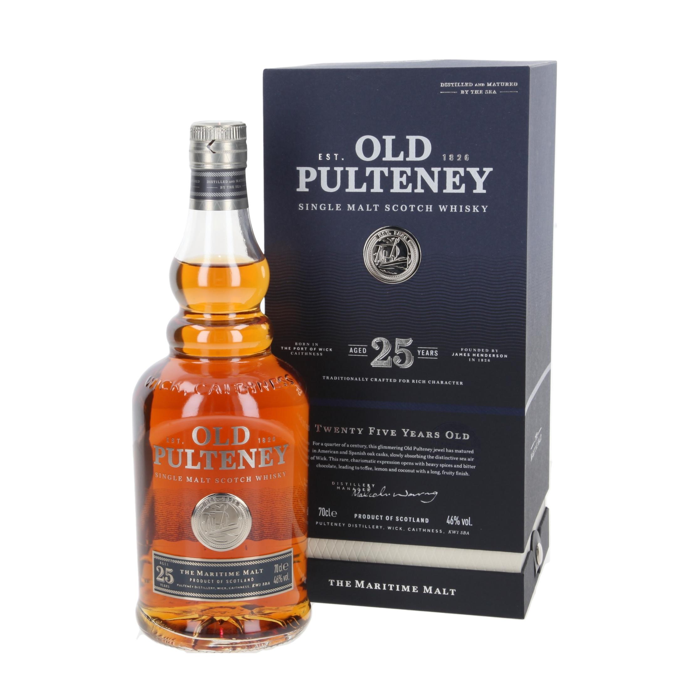 Виски Old Pulteney 25 Лет 2022 700 ml