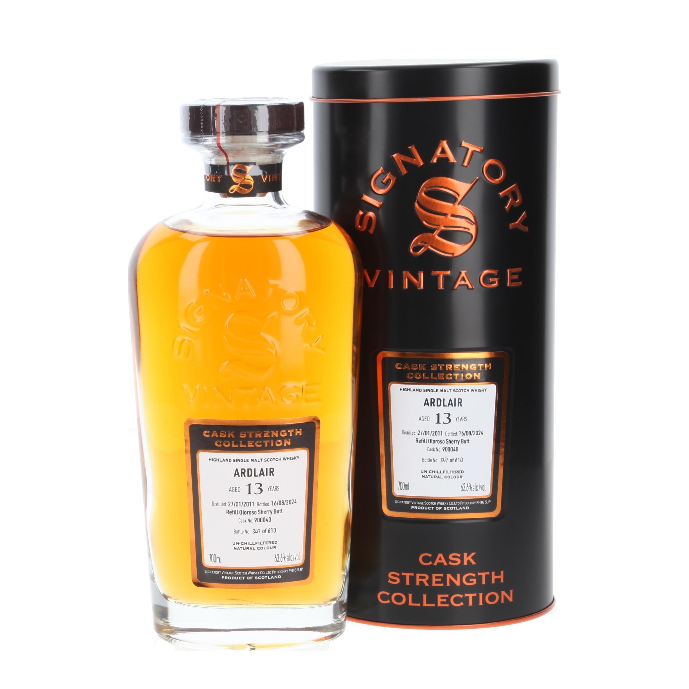Виски Ardlair Refill Oloroso Sherry Butt Cask Strength Collection 13 Лет 2011/2024 700 ml