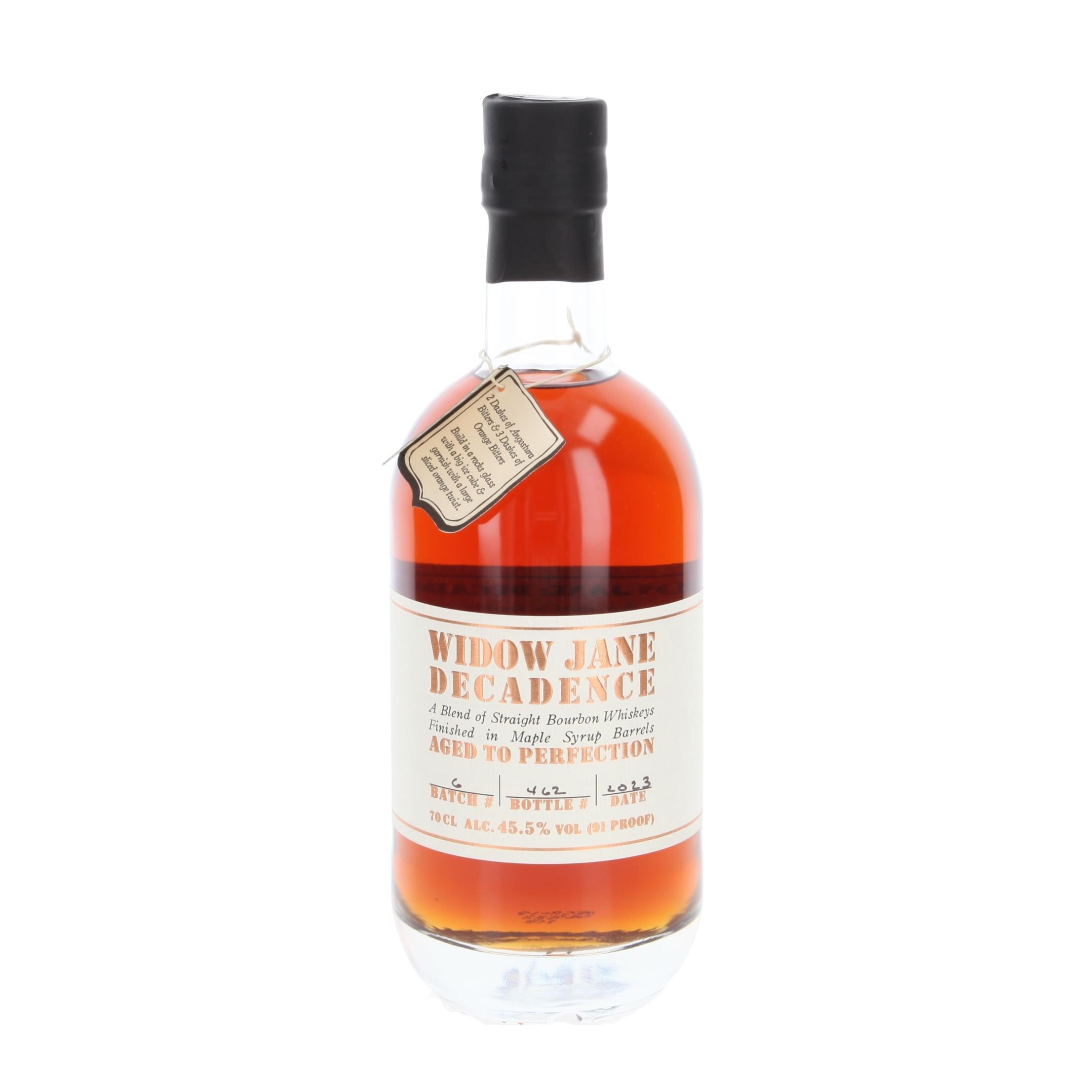 Виски Widow Jane Decadence Maple Syrup Barrel Finish 2023 700 ml