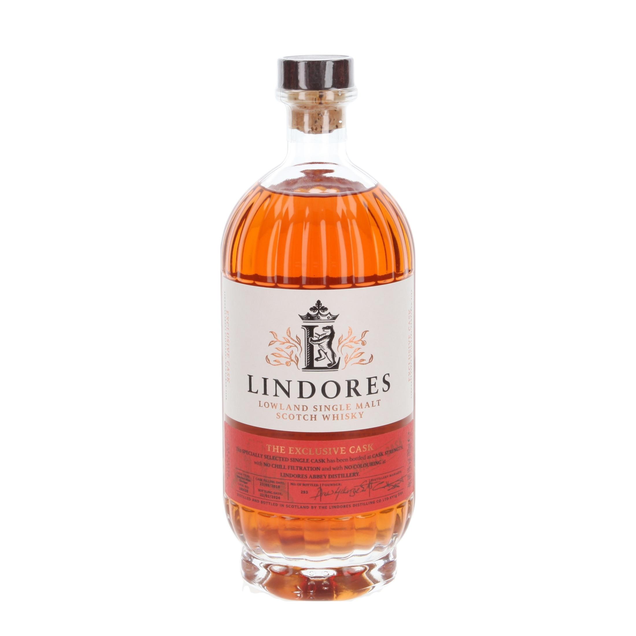 Виски Lindores The Exclusive Cask Ruby Port Barrique 2018/2024 700 ml