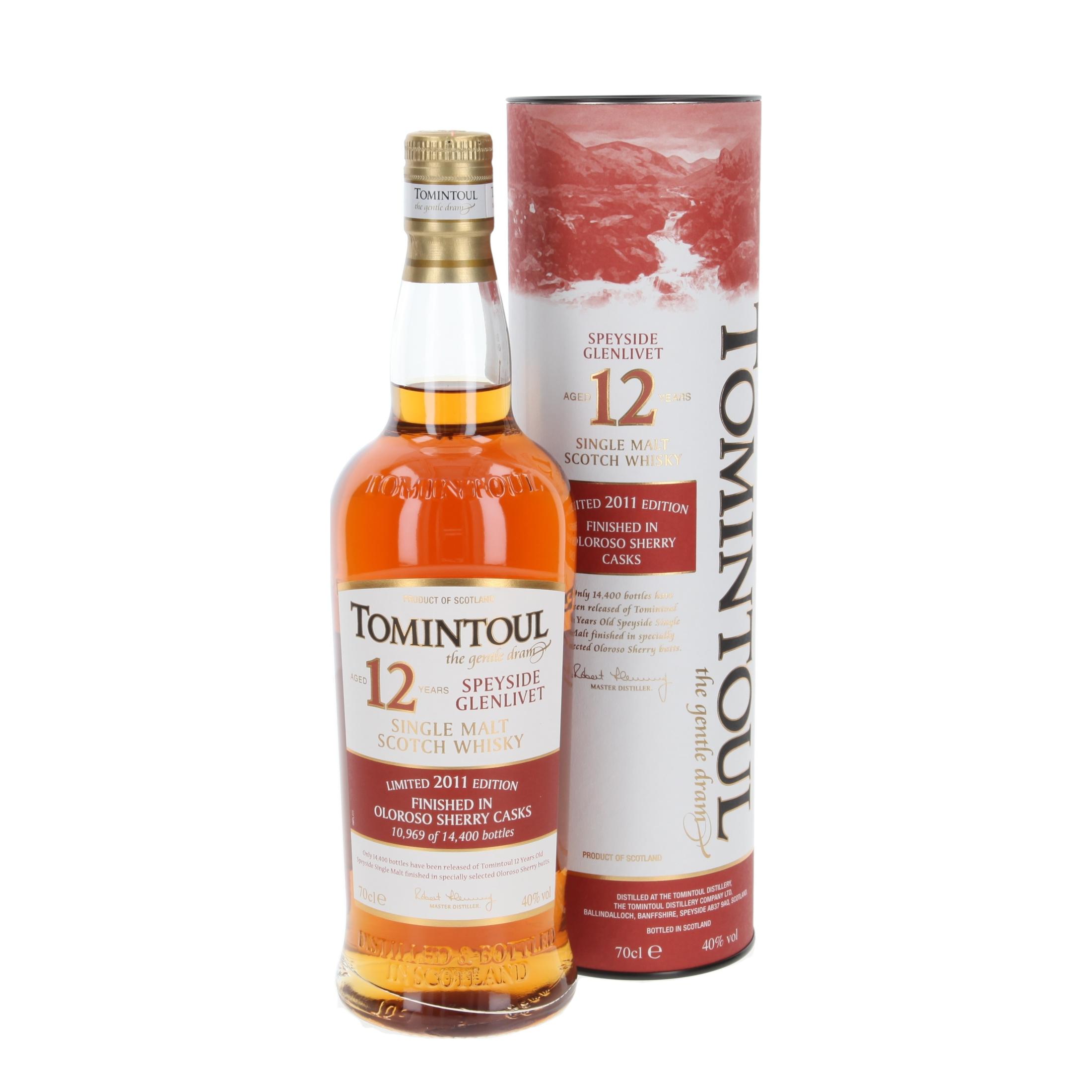 Виски Tomintoul Oloroso Sherry Finish 12 Лет 2011/2023 700 ml