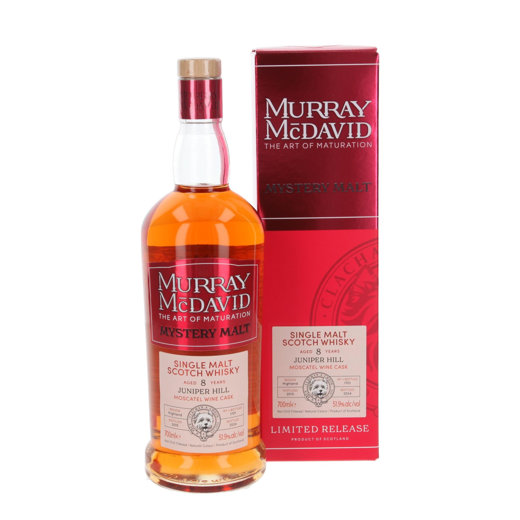 Виски Juniper Hill Moscatel Wine Cask Mystery Malt 8 Лет 2015/2024 700 ml