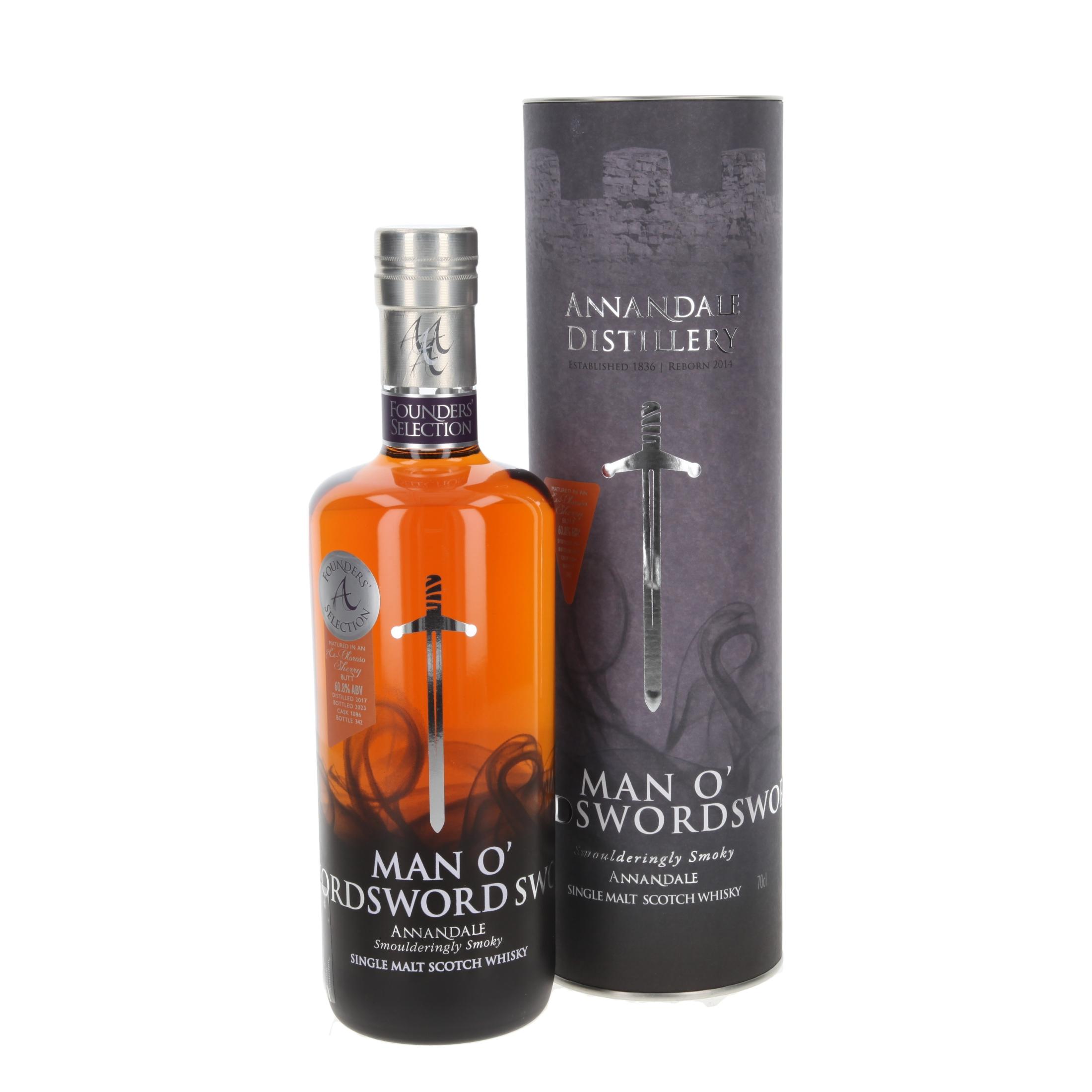 Виски Annandale Man O' Swords Founders Selection - Sherry Cask 2017/2023 700 ml