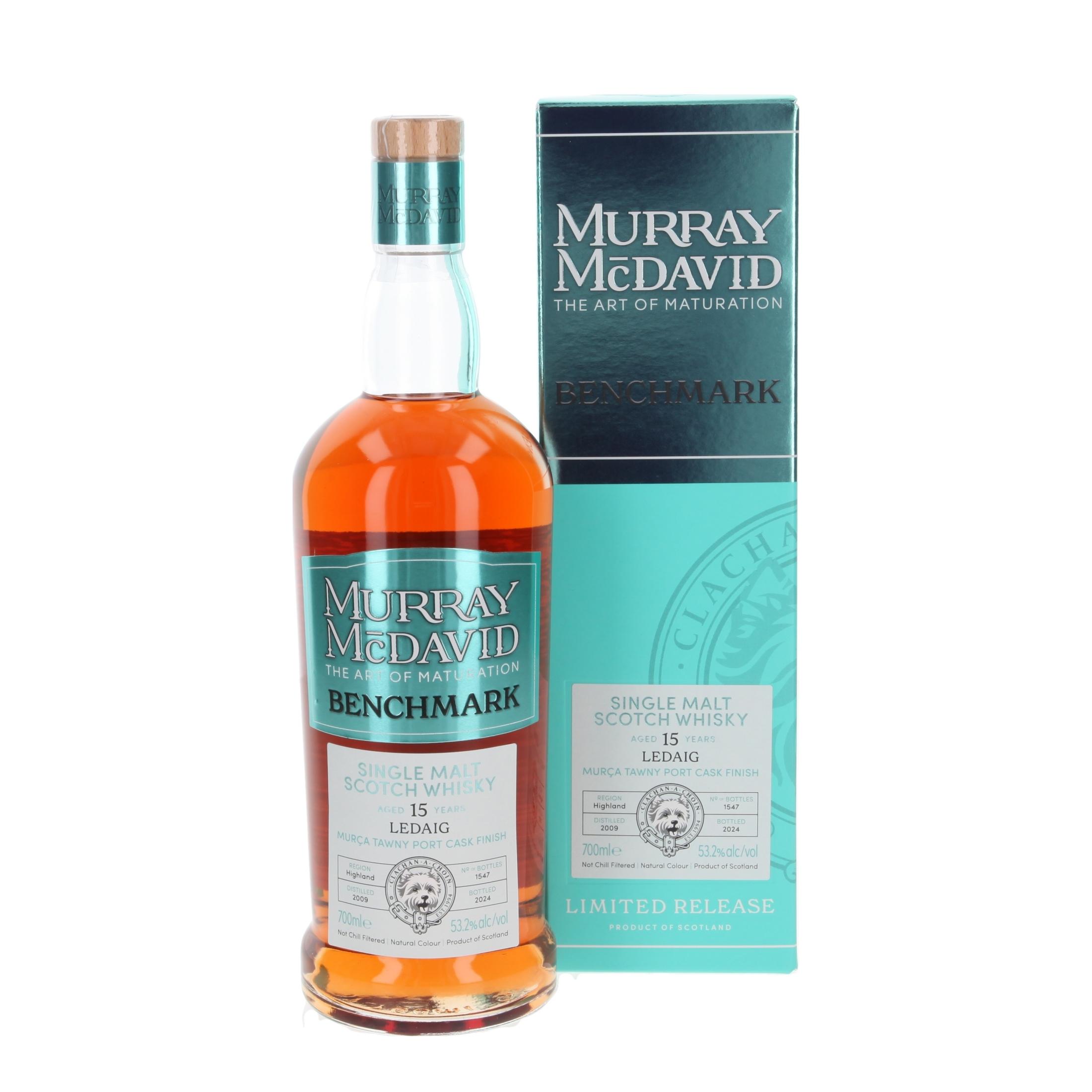 Виски Ledaig Murca Tawny Port Cask Benchmark 15 Лет 2009/2024 700 ml