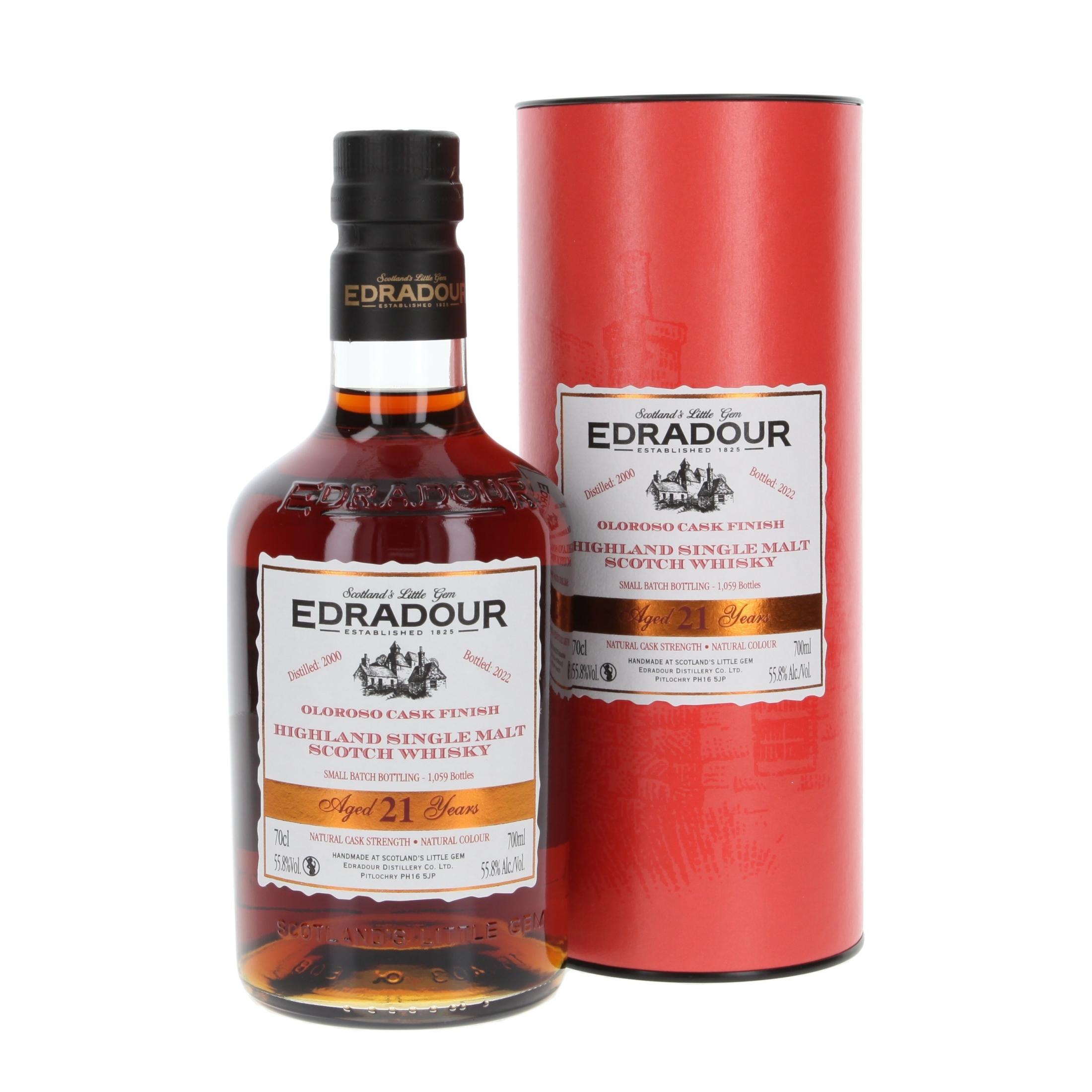 Виски Edradour Oloroso Finish 21 Лет 2000/2022 700 ml