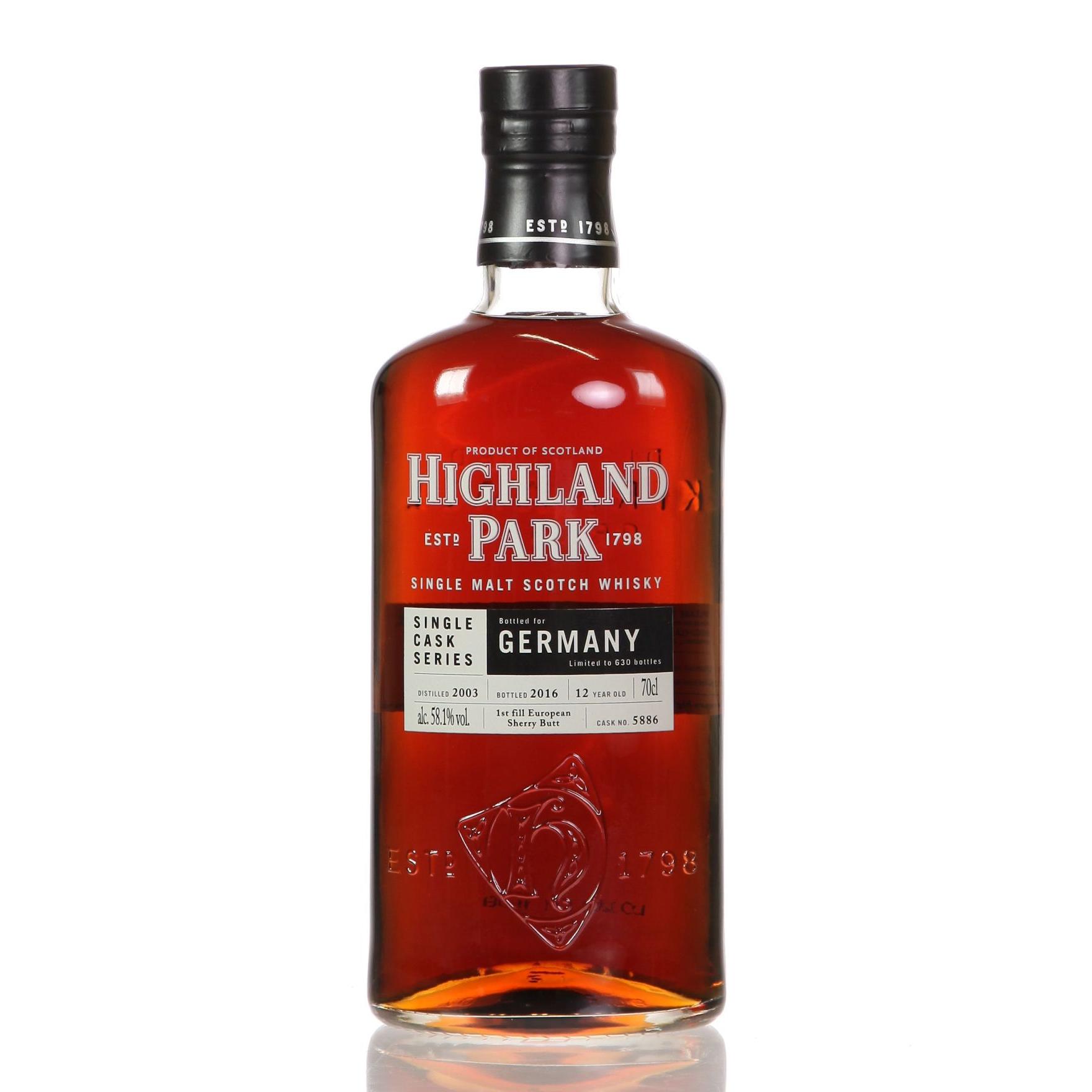 Виски Highlands Park Bottled for Germany 12 Лет 2003/2016 700 ml