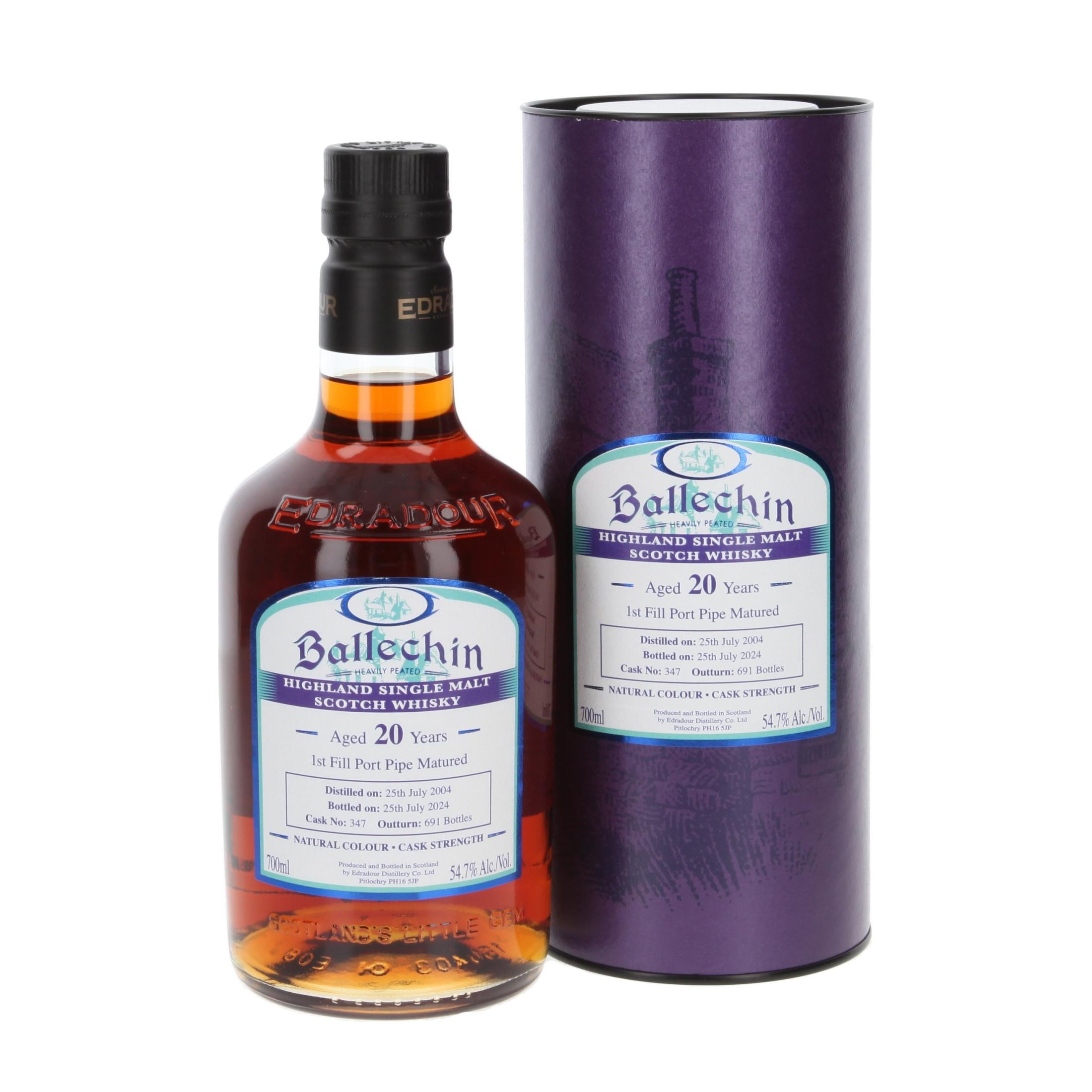 Виски Ballechin Port Pipe 20 Лет 2004/2024 700 ml