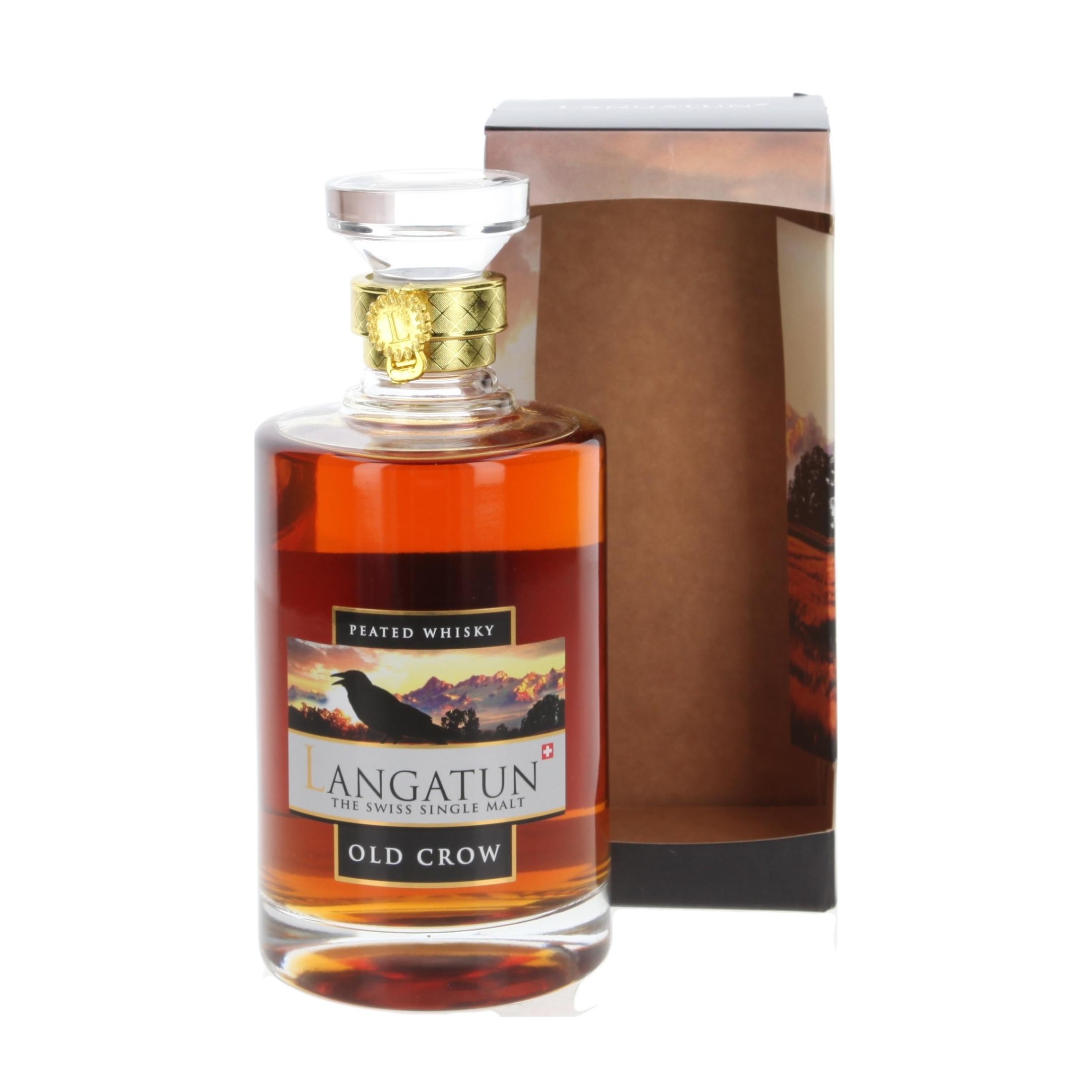 Виски Langatun Old Crow Peated 500 ml
