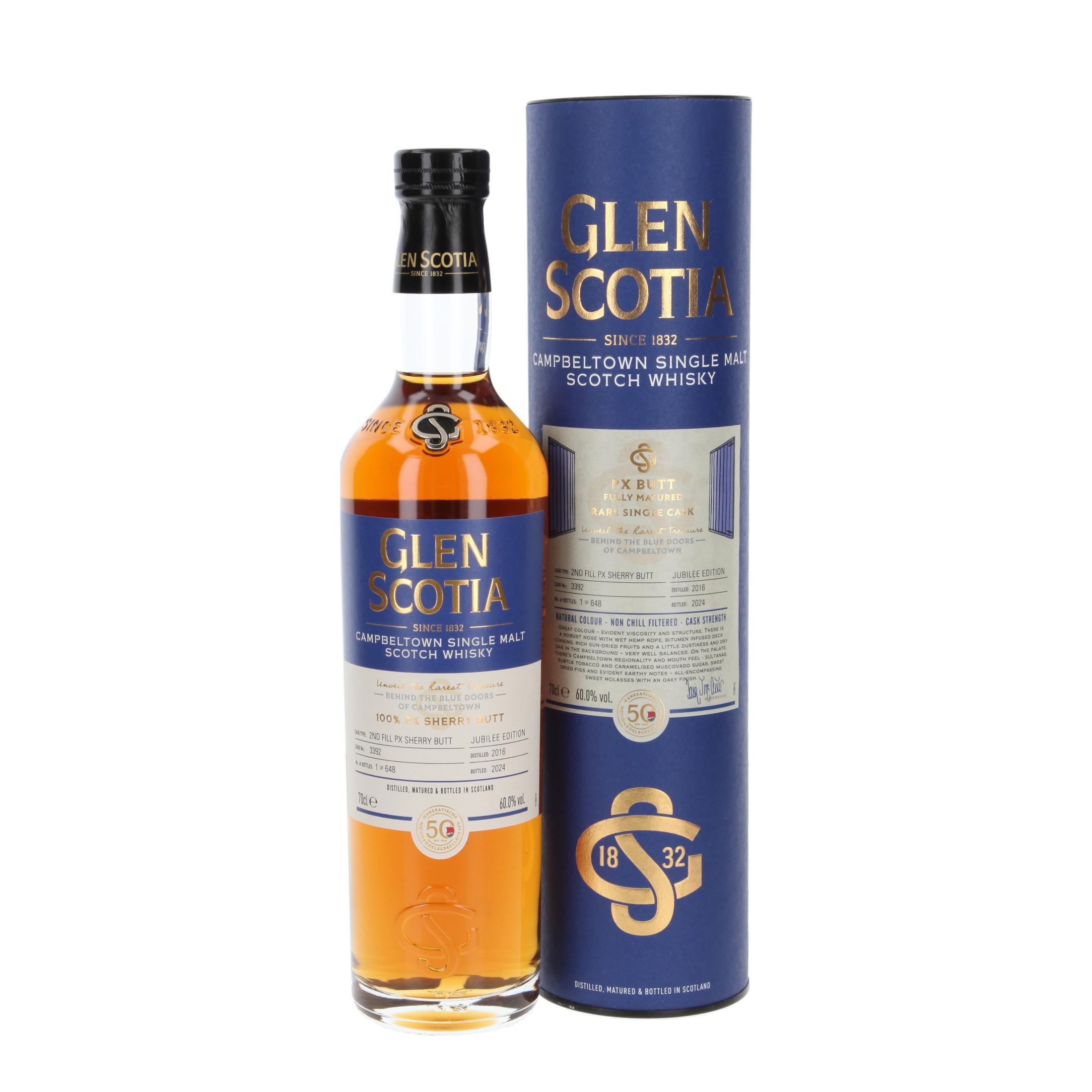Виски Glen Scotia Vintage PX Sherry Butt - Jubilee Edition 2016/2024 700 ml