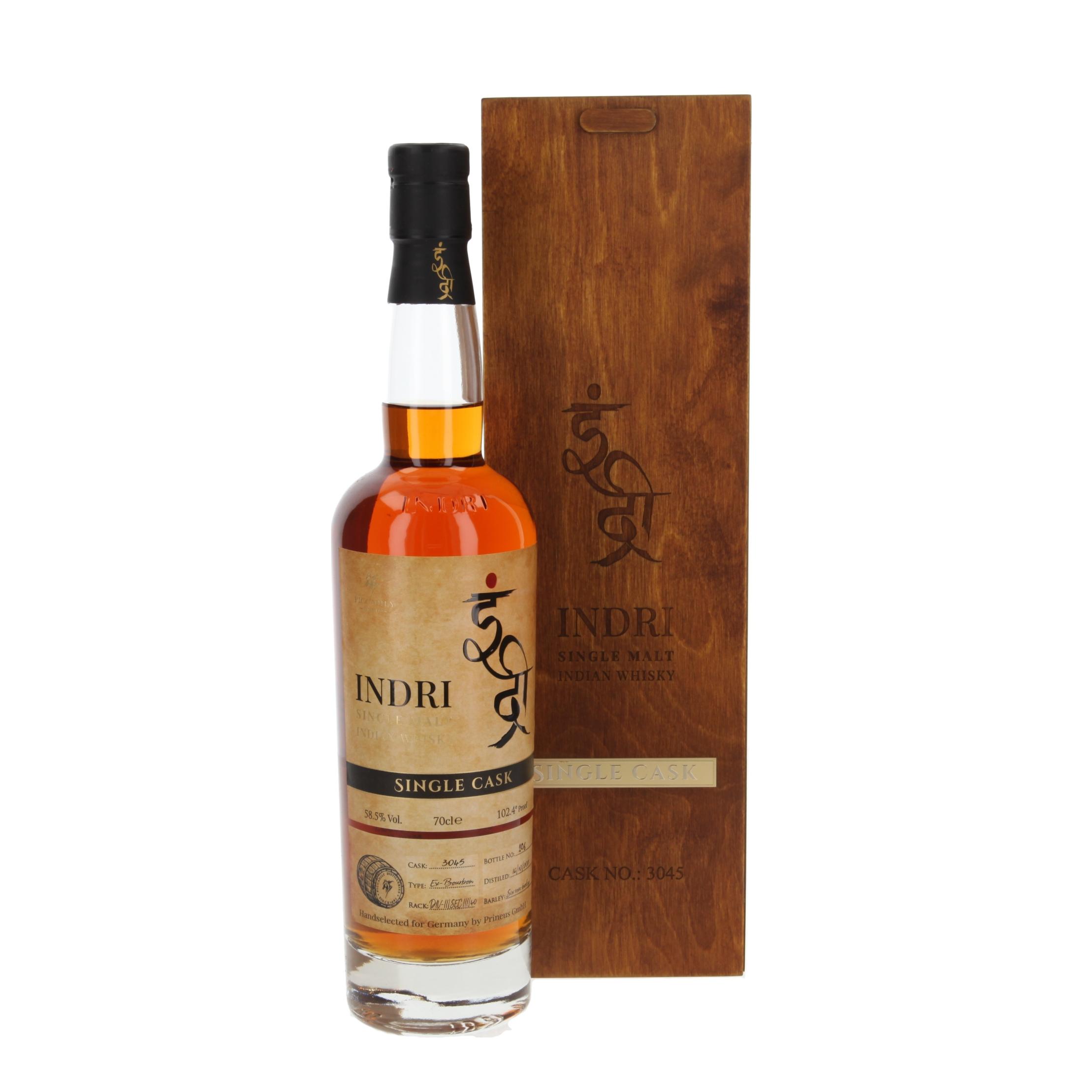 Виски Indri Single Cask Bourbon 5 Лет 2024 700 ml