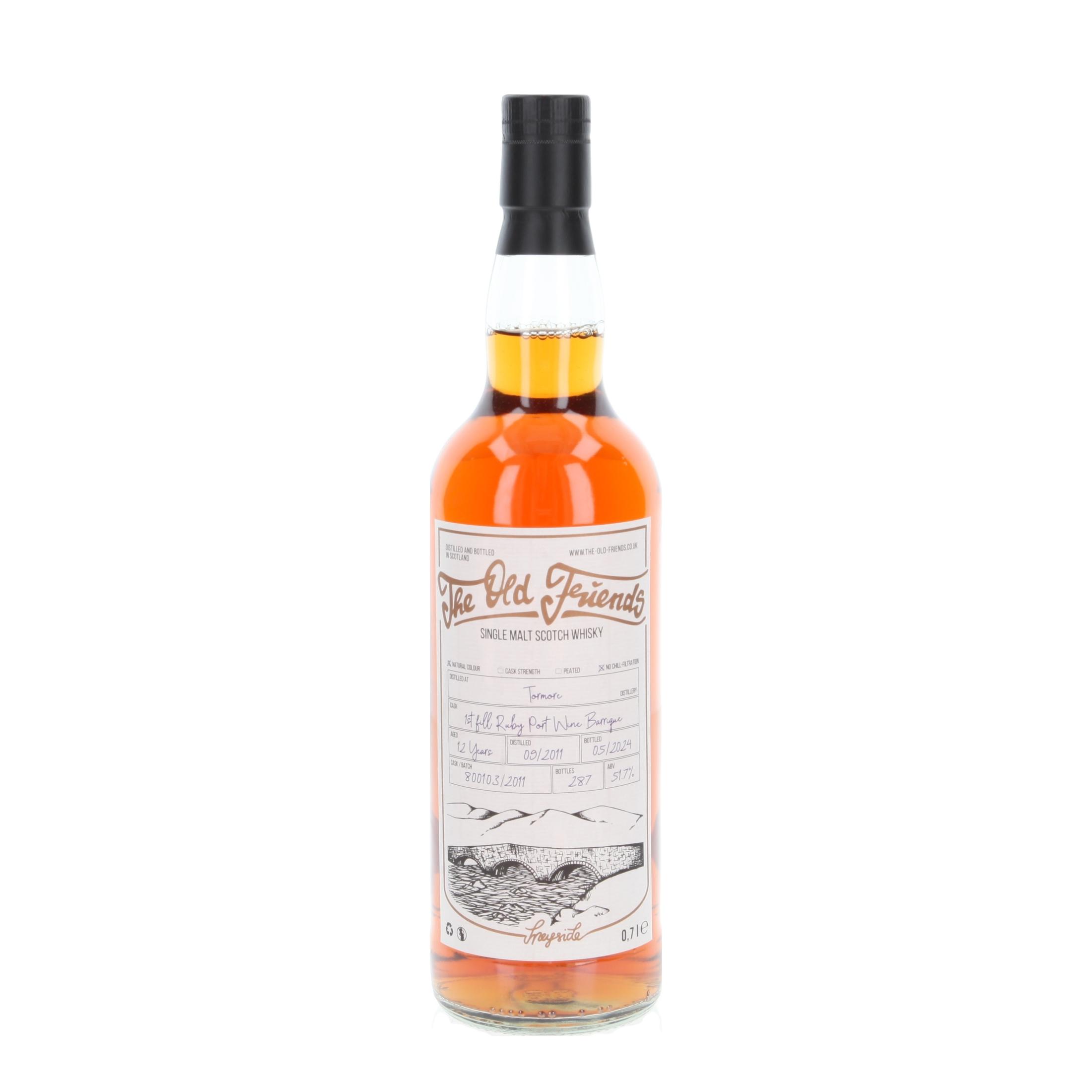 Виски Tormore The Old Friends First Fill Ruby Port Barrique 12 Лет 2011/2024 700 ml