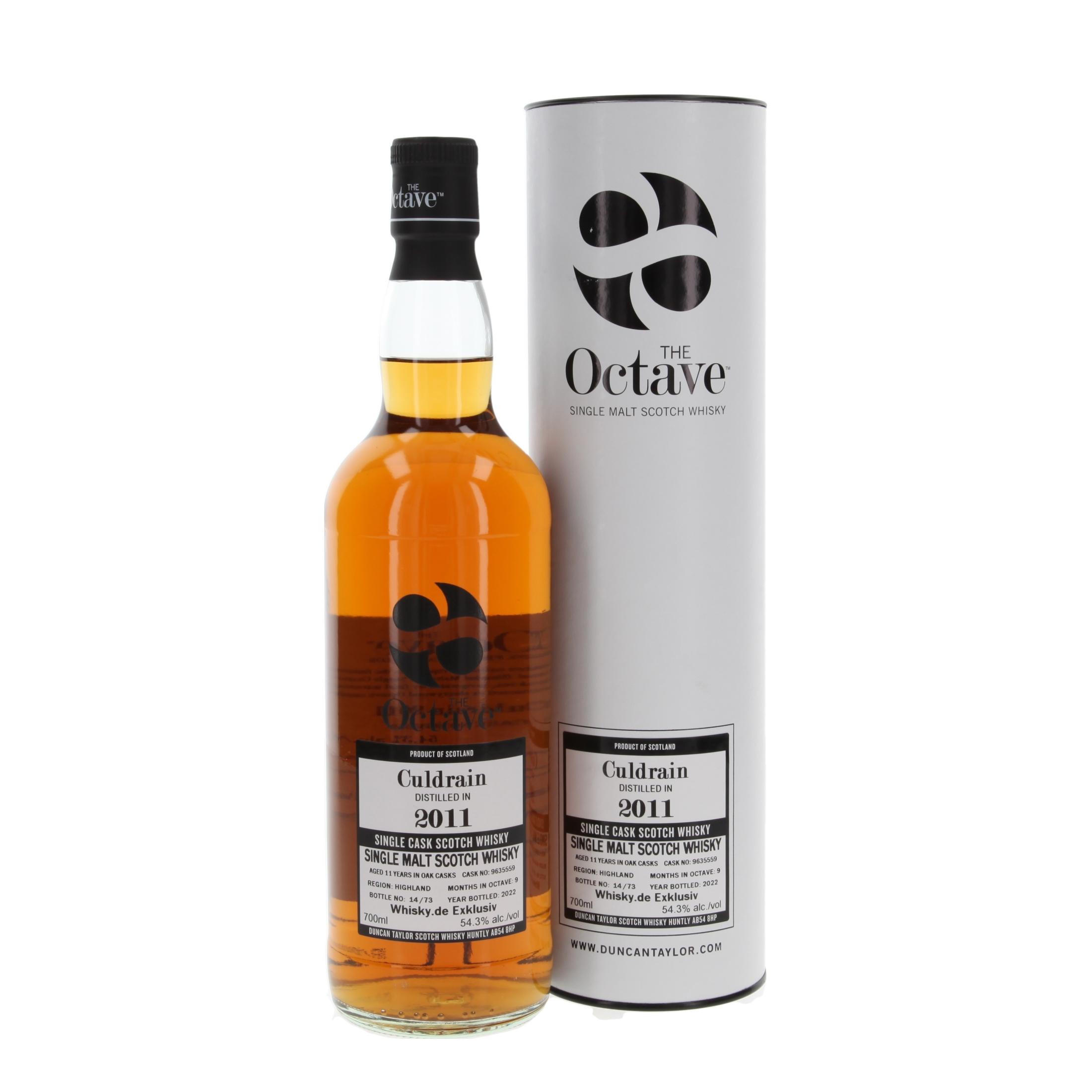 Виски Culdrain Octave Whisky.de exclusive 11 Лет 2011/2022 700 ml