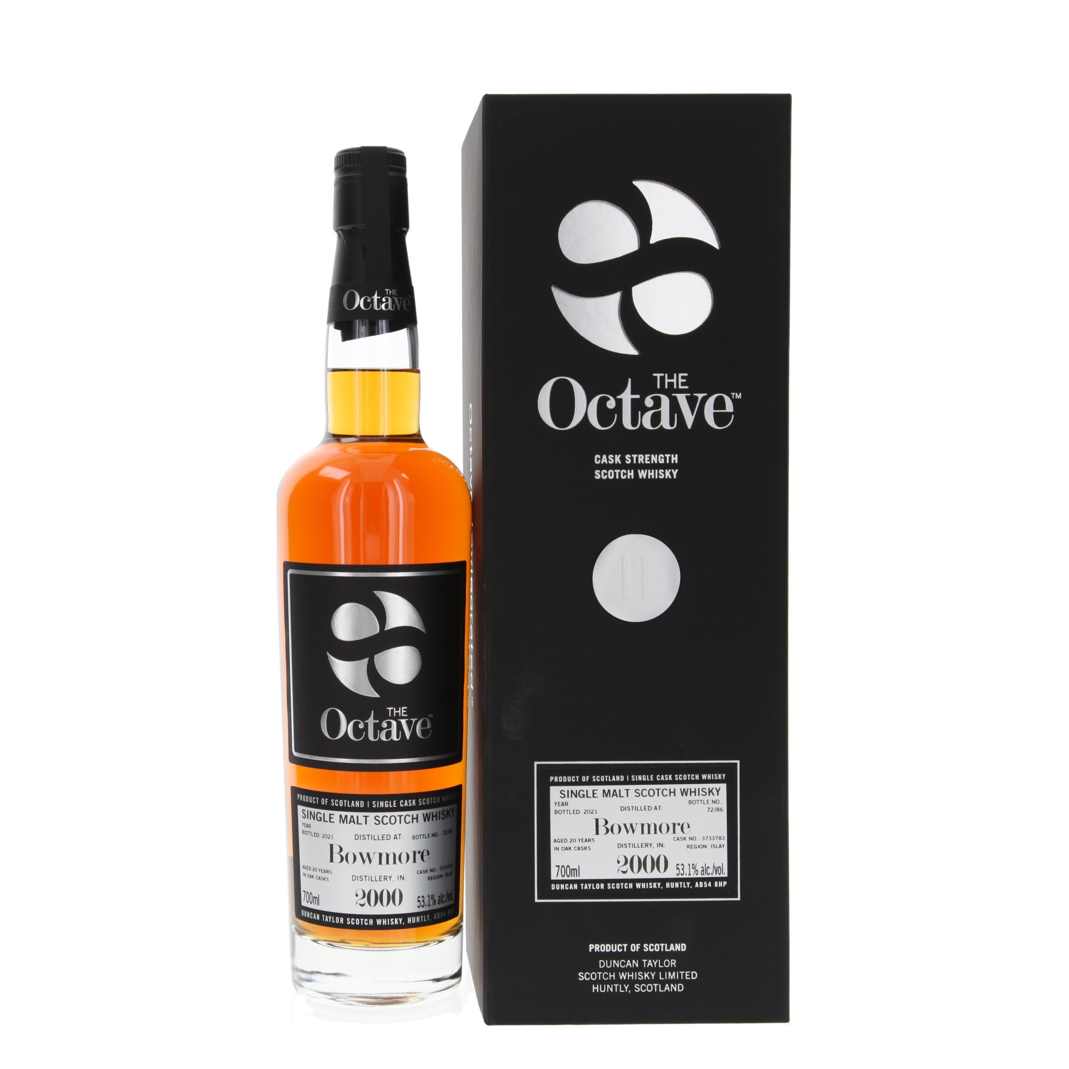 Виски Bowmore Octave Whisky.de exclusive 20 Лет 2000/2021 700 ml
