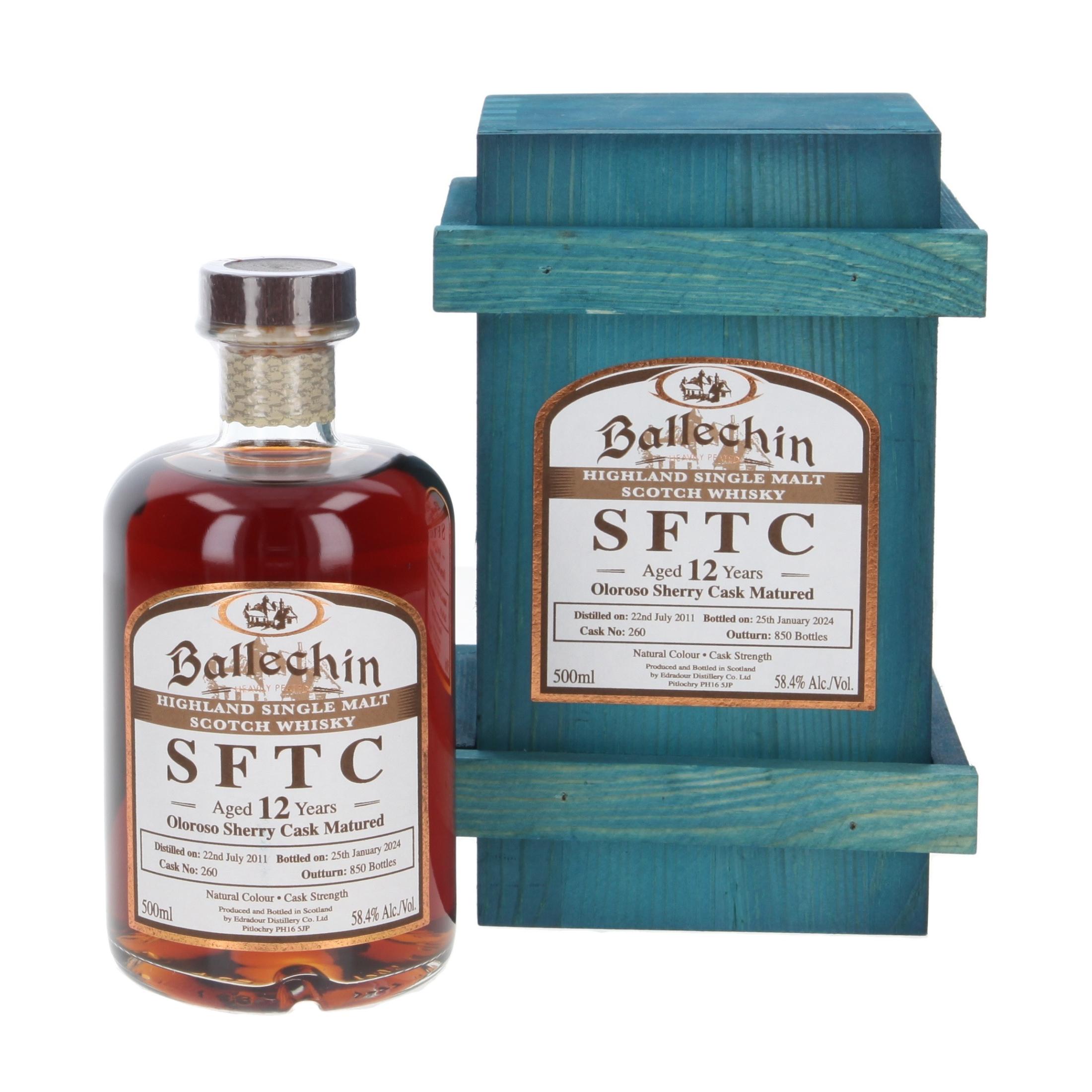 Виски Ballechin Oloroso Sherry SFTC - Straight from the cask 12 Лет 2011/2024 500 ml