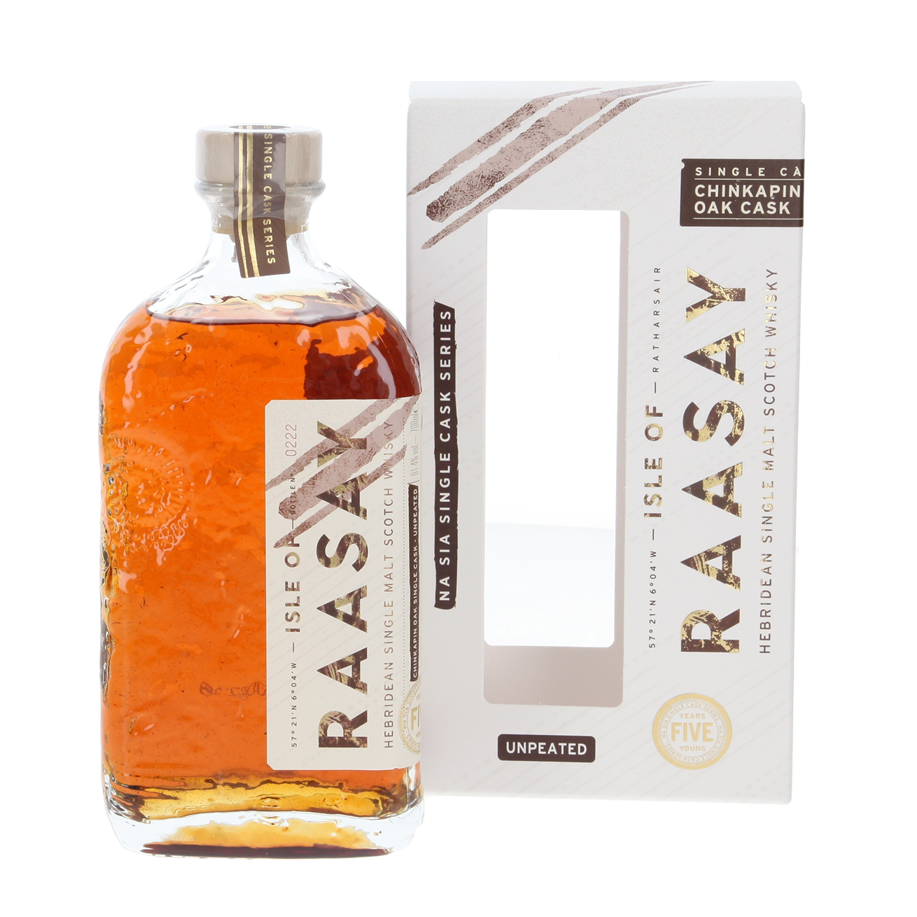 Виски Raasay Na Sia Single Cask Unpeated Chinkapin Oak 5 Лет 2019/2024 700 ml