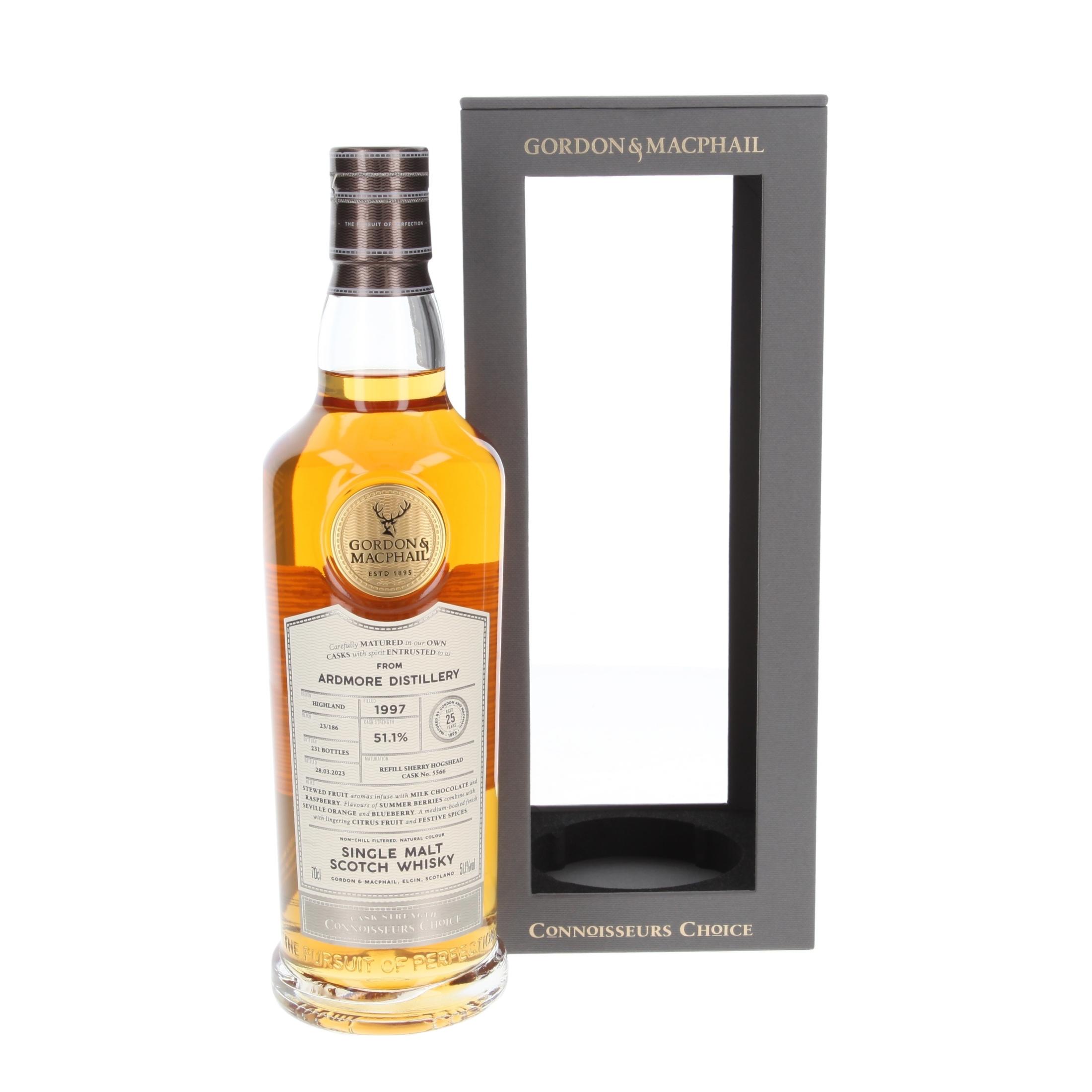Виски Ardmore Connoisseurs Choice - Cask Strength 25 Лет 1997/2023 700 ml