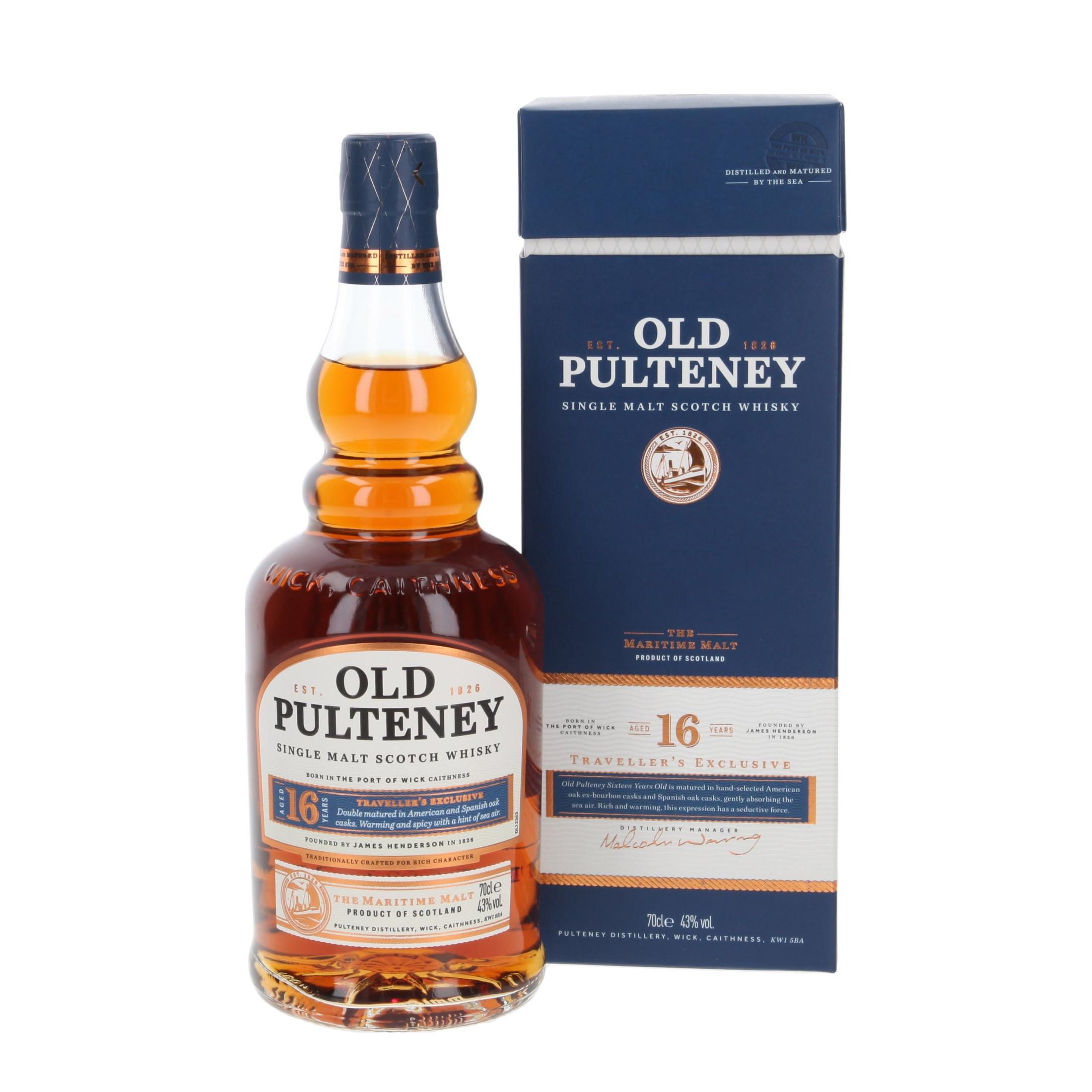 Виски Old Pulteney 16 Лет 700 ml