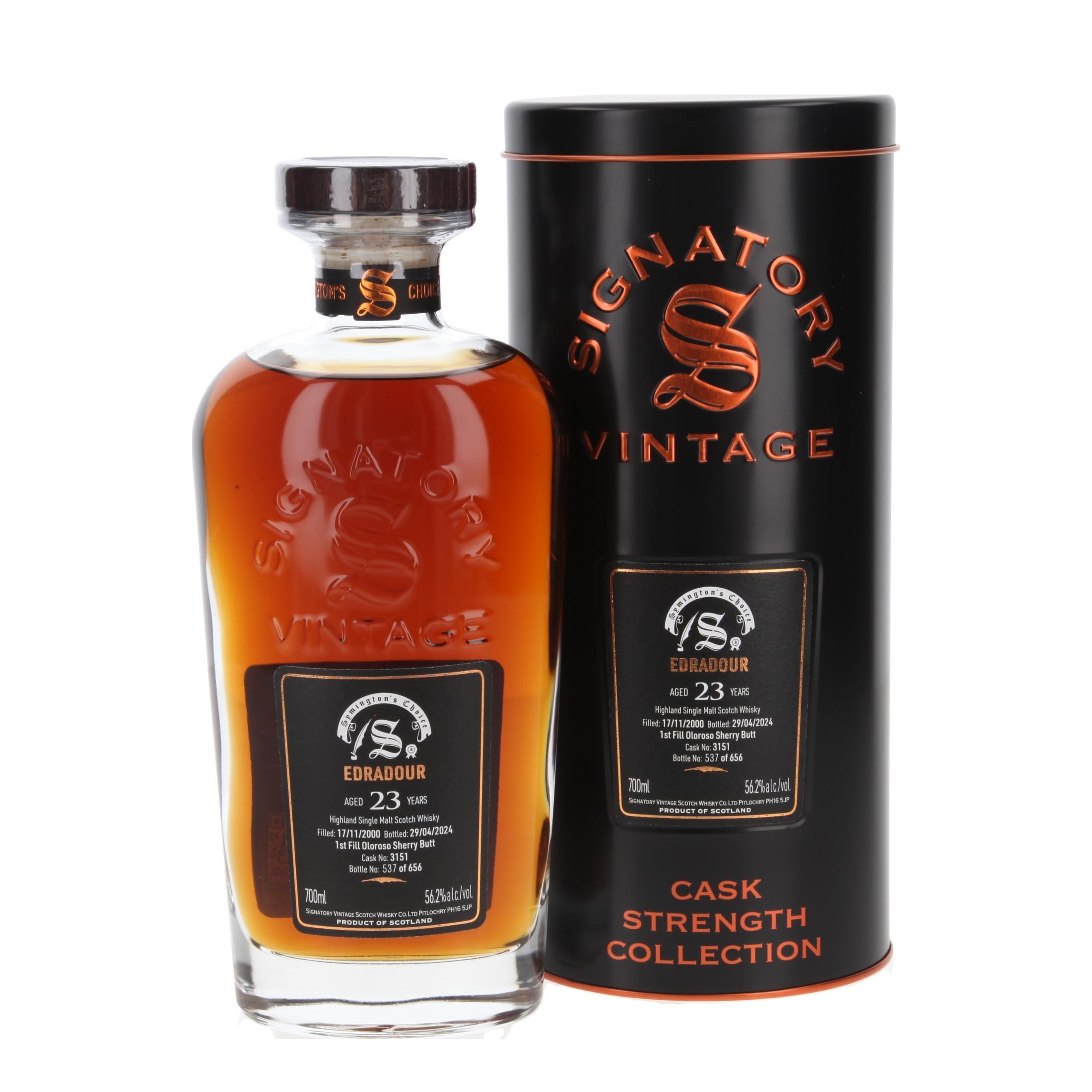 Виски Edradour Oloroso Sherry Butt Symington's Choice Cask Strength Collection 23 Лет 2000/2024 700 ml