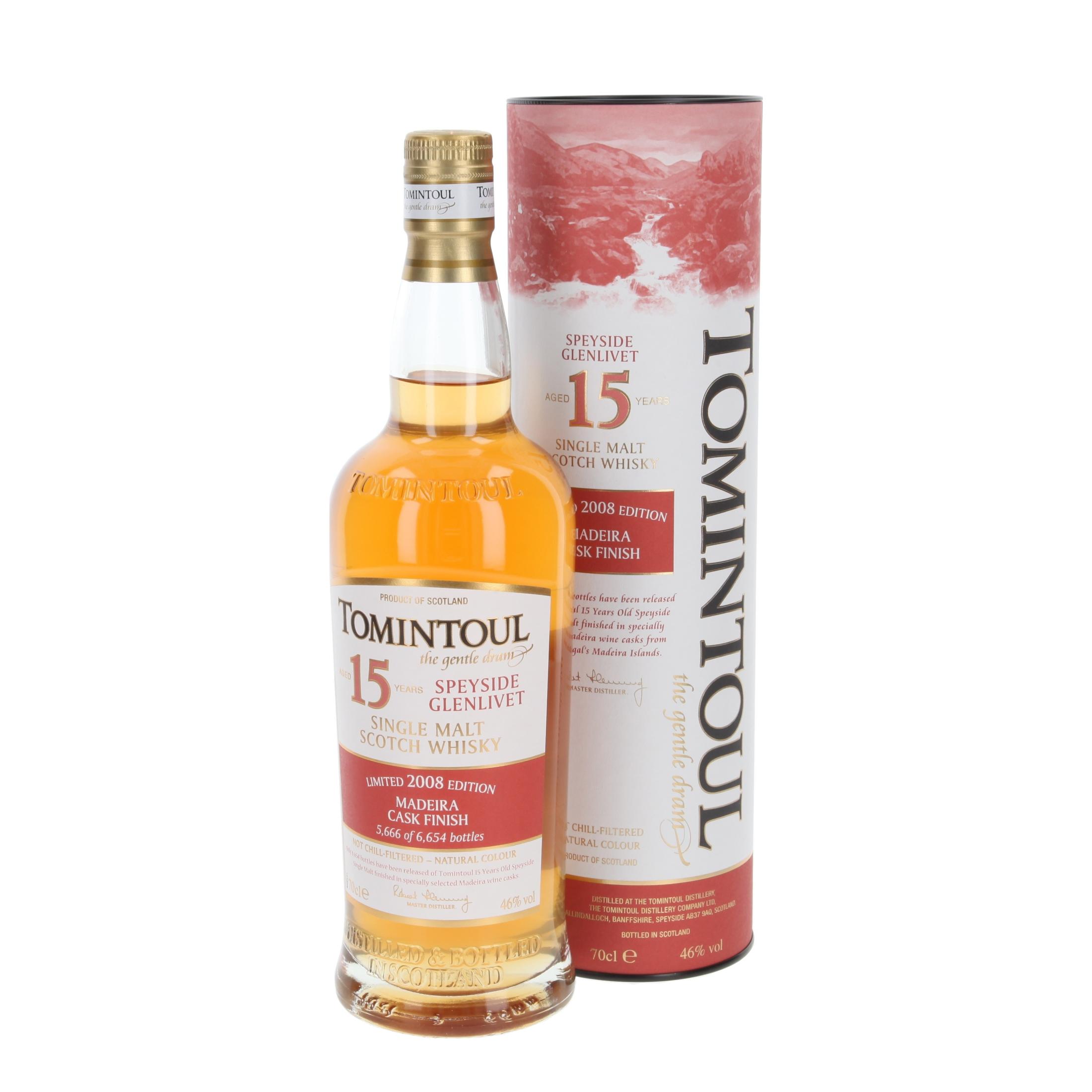 Виски Tomintoul Madeira - Cask Finish 15 Лет 2008/2023 700 ml