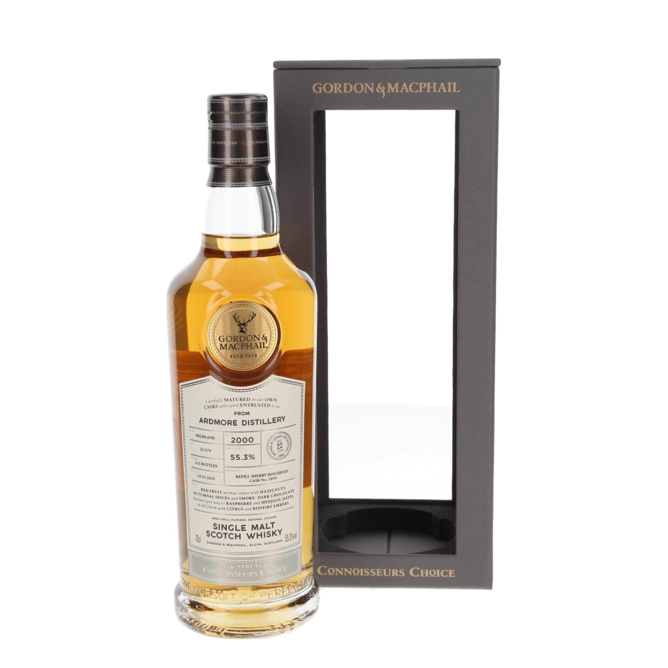 Виски Ardmore Connoisseurs Choice - Cask Strength 22 Лет 2000/2023 700 ml