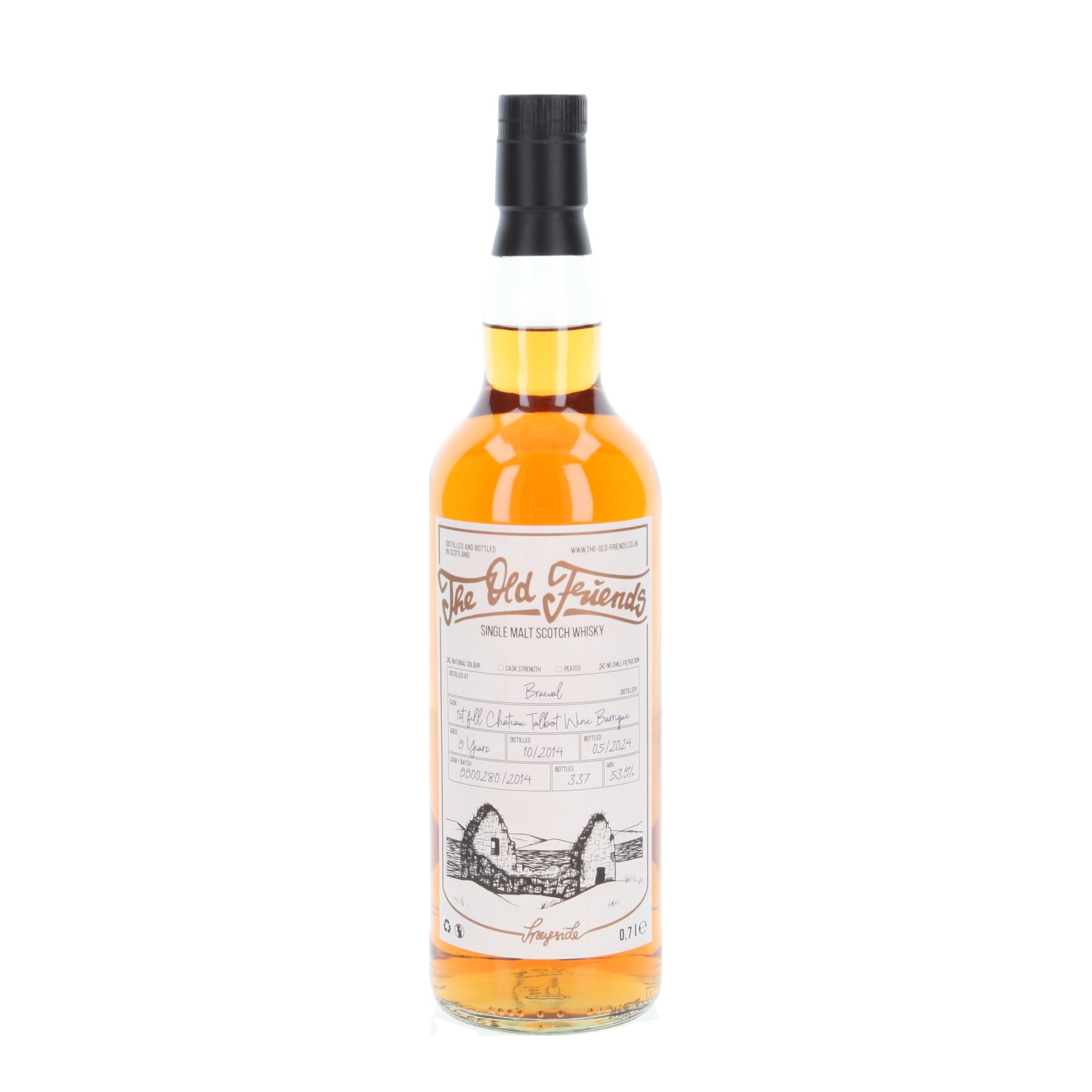 Виски Braeval The Old Friends First Fill Chateau Talbot Wine Barrique 9 Лет 2014/2024 700 ml