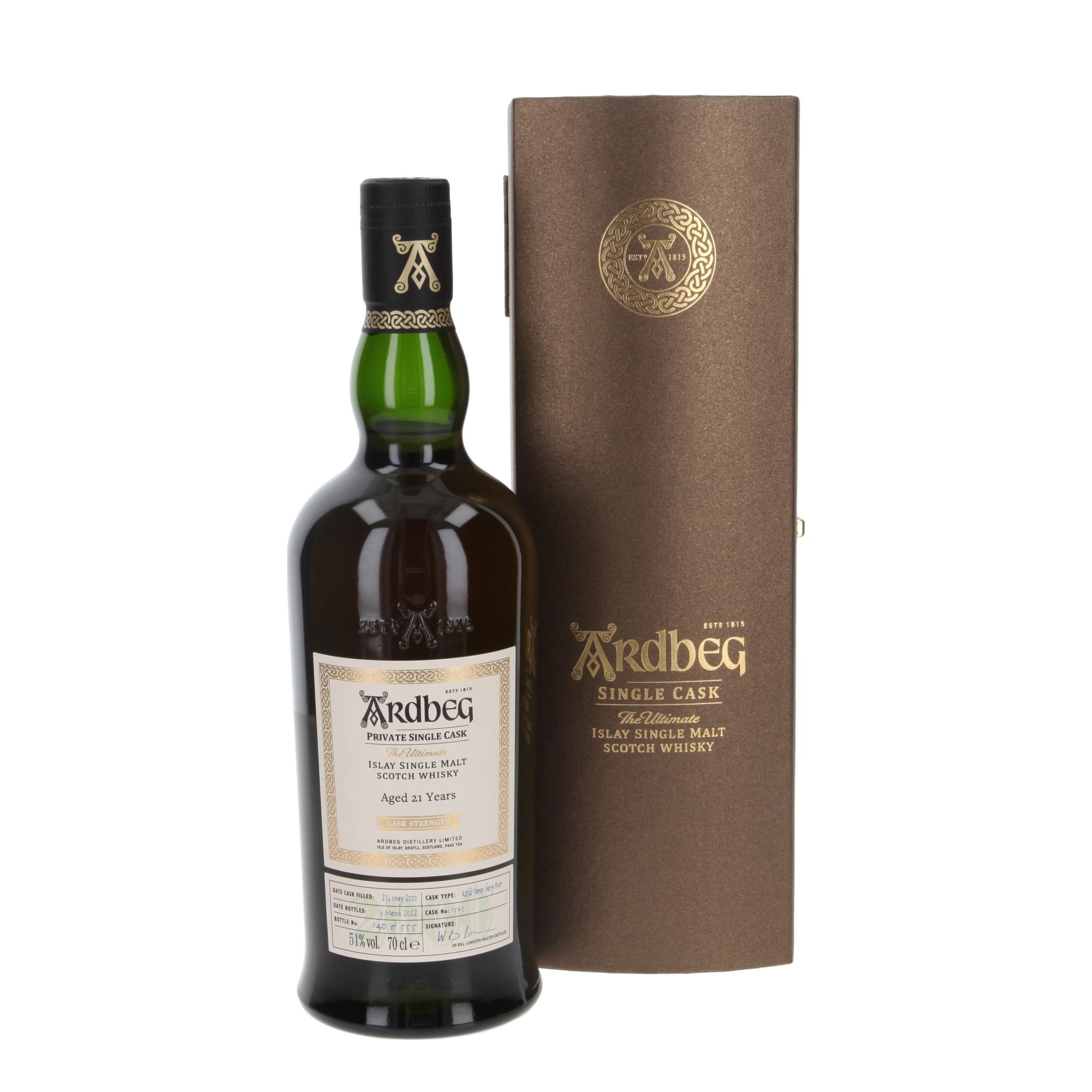 Виски Ardbeg Private Single Cask 1565 Oloroso 21 Лет 2000/2022 700 ml