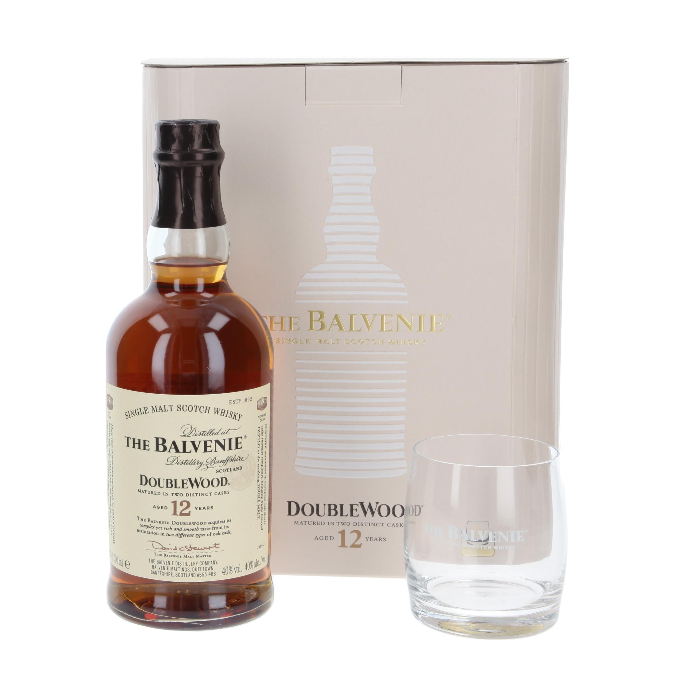 Виски Balvenie Double Wood with tumbler glass 12 Лет 700 ml