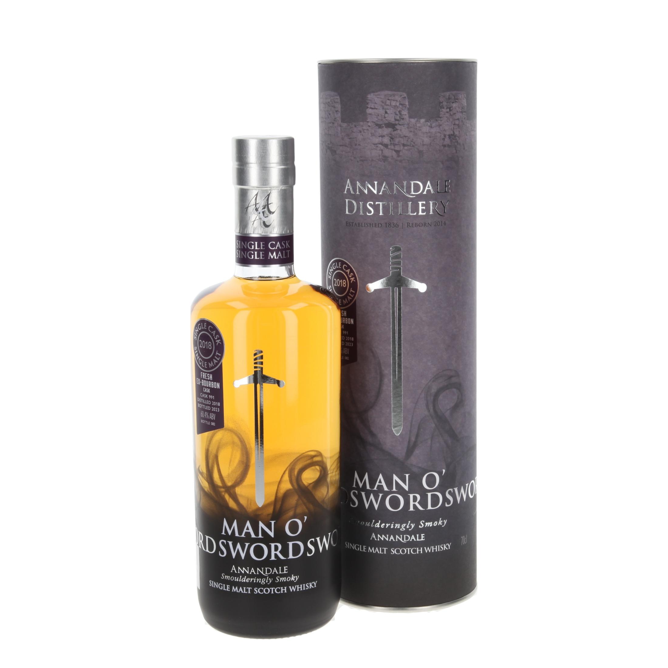 Виски Annandale Man O' Swords - Bourbon Cask 2018/2023 700 ml
