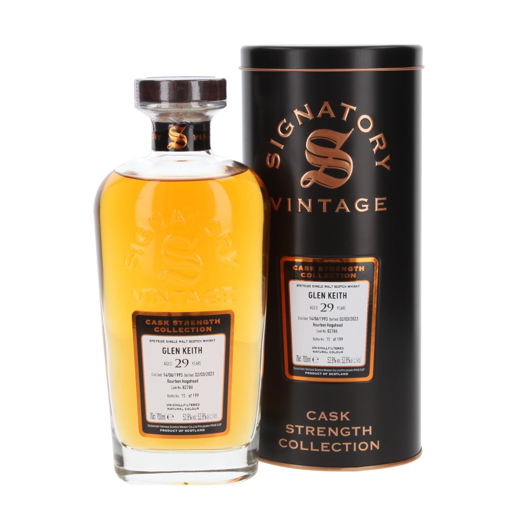Виски Glen Keith Bourbon Hogshead Cask Strength Collection 29 Лет 1993/2023 700 ml