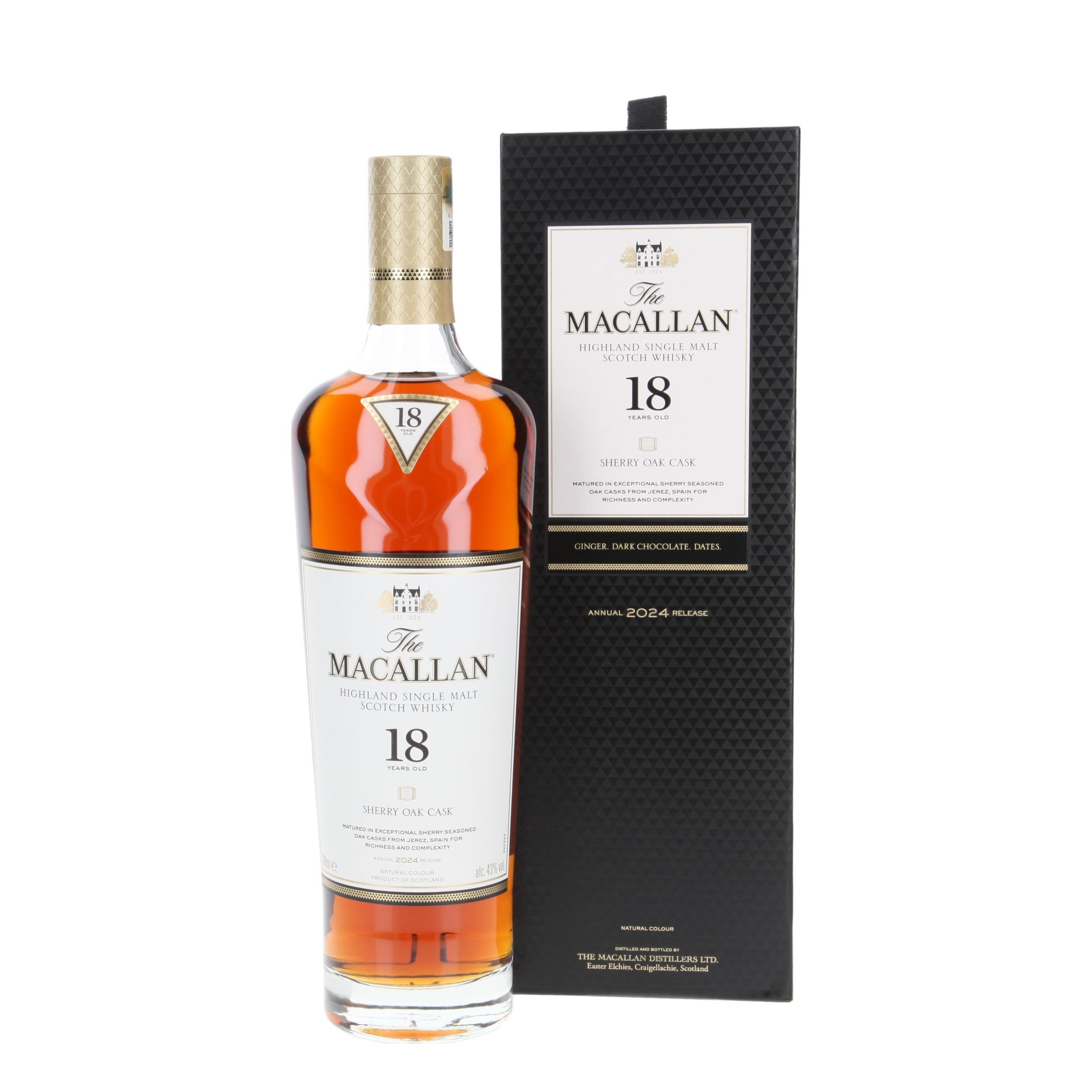Виски Macallan Sherry Oak 18 Лет 2024 700 ml