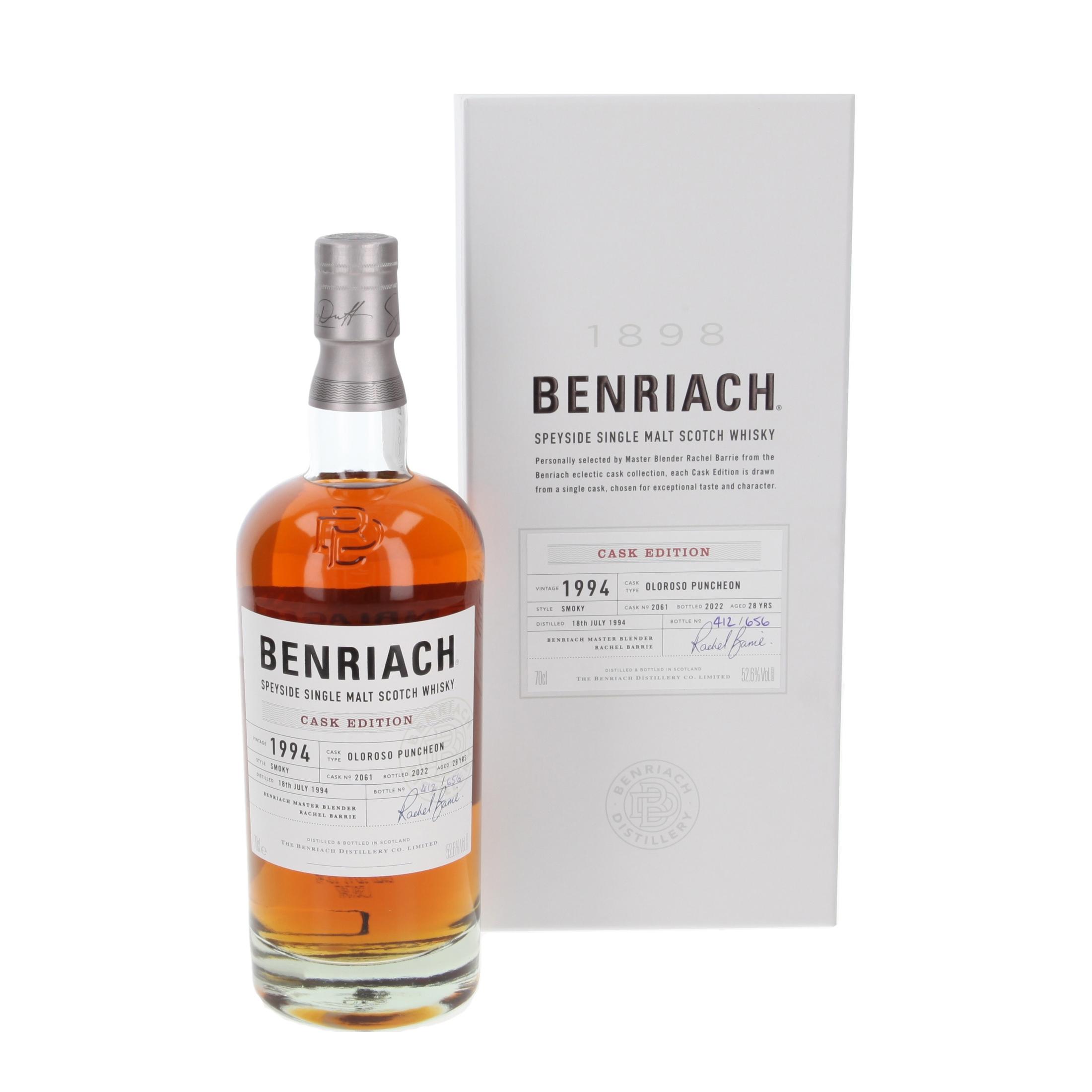 Виски Benriach Cask Edition Oloroso Sherry 28 Лет 1994/2022 700 ml