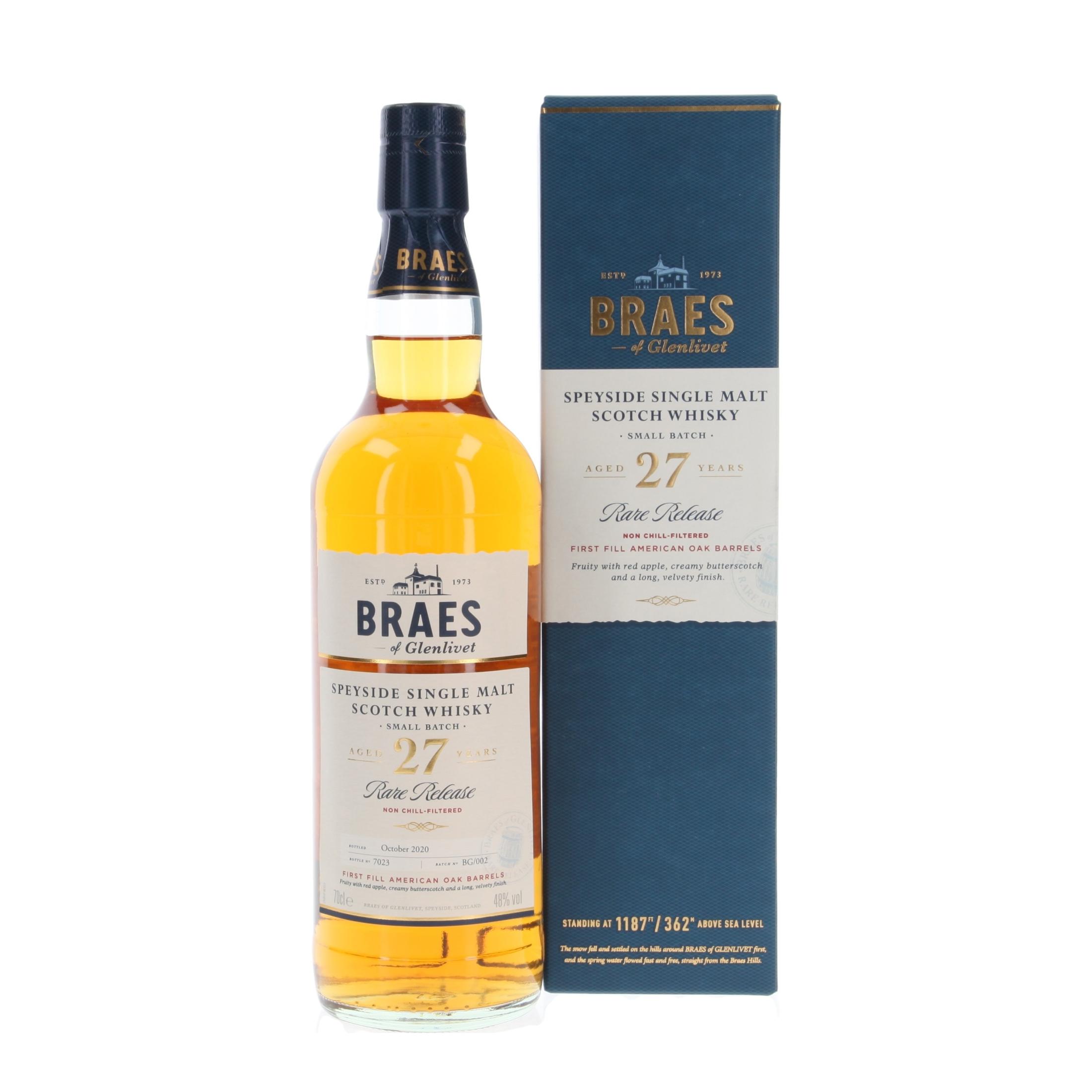Виски Braes of Glenlivet 27 Лет 2020 700 ml