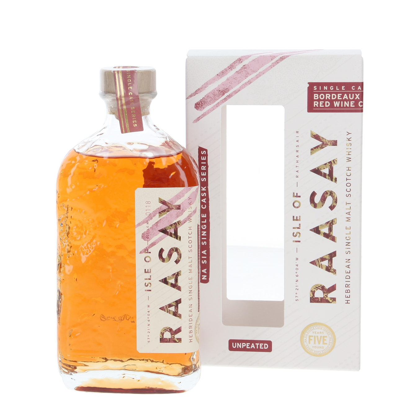 Виски Raasay Na Sia Single Cask Unpeated Red Wine Cask 5 Лет 2019/2024 700 ml