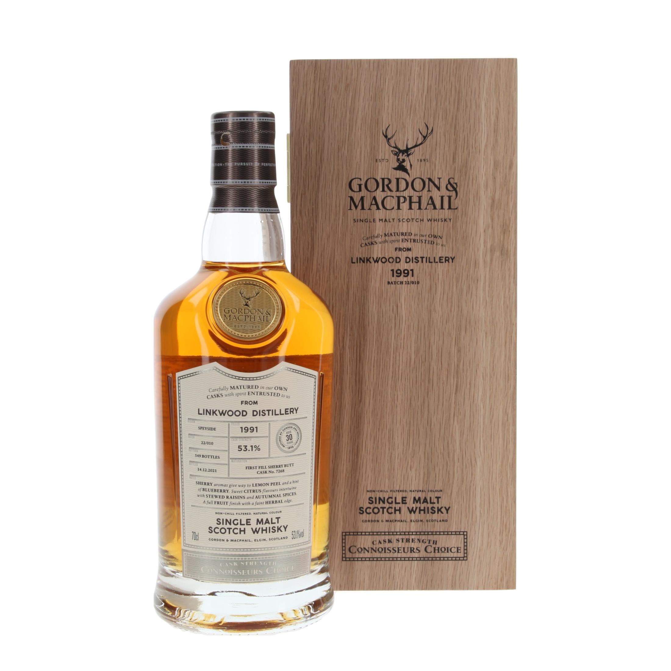 Виски Linkwood Connoisseurs Choice - Cask Strength 30 Лет 1991/2021 700 ml