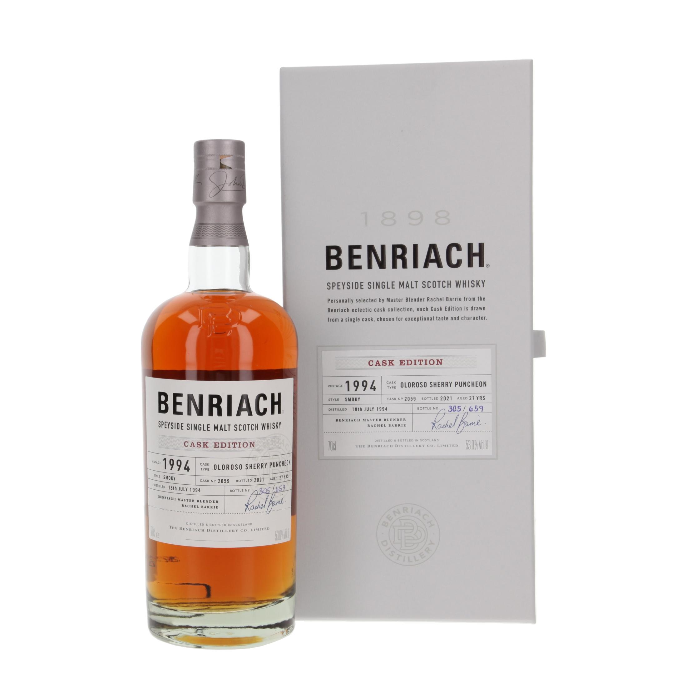 Виски Benriach Cask Edition Oloroso Sherry 27 Лет 1994/2021 700 ml