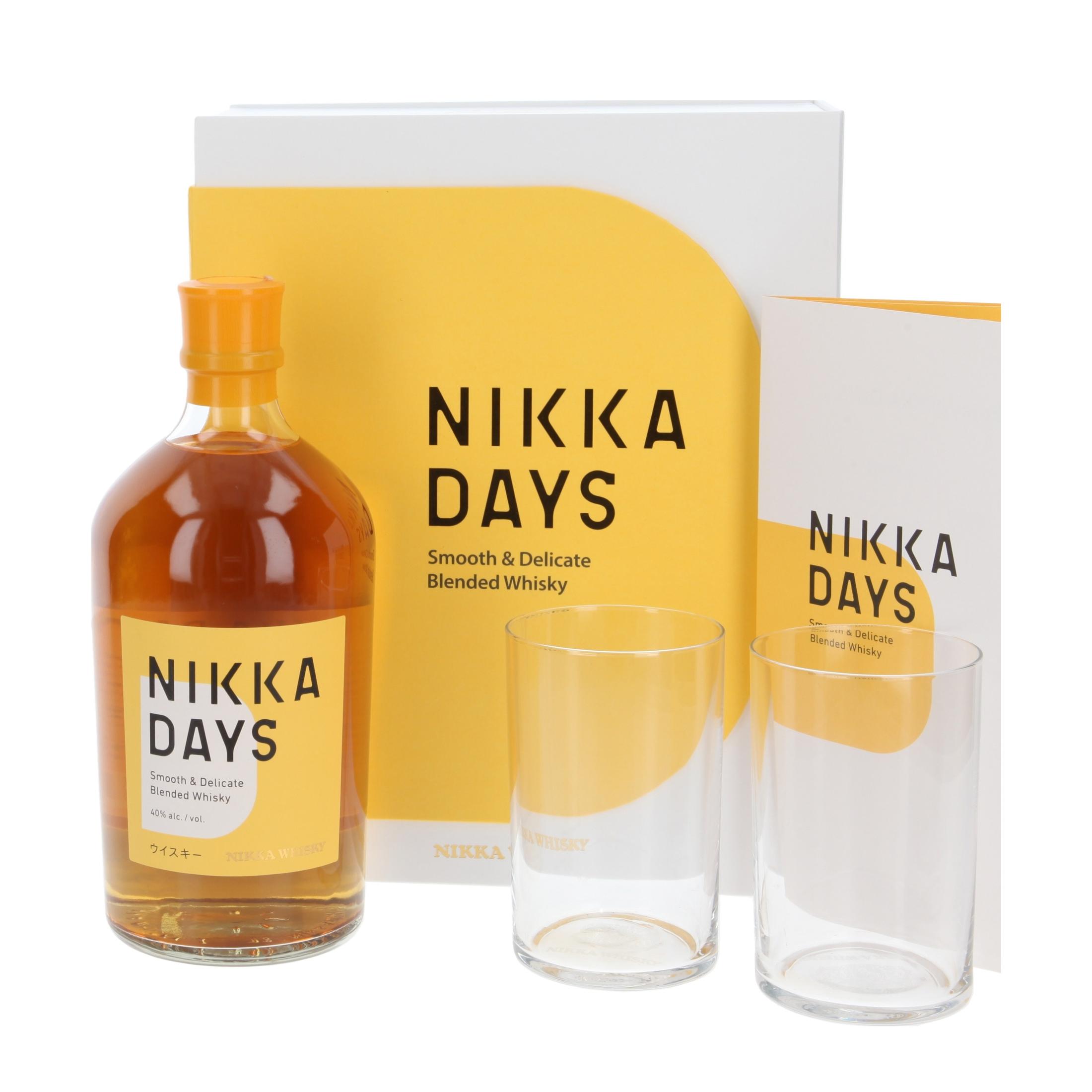 Виски Nikka Days gift set with glasses 700 ml