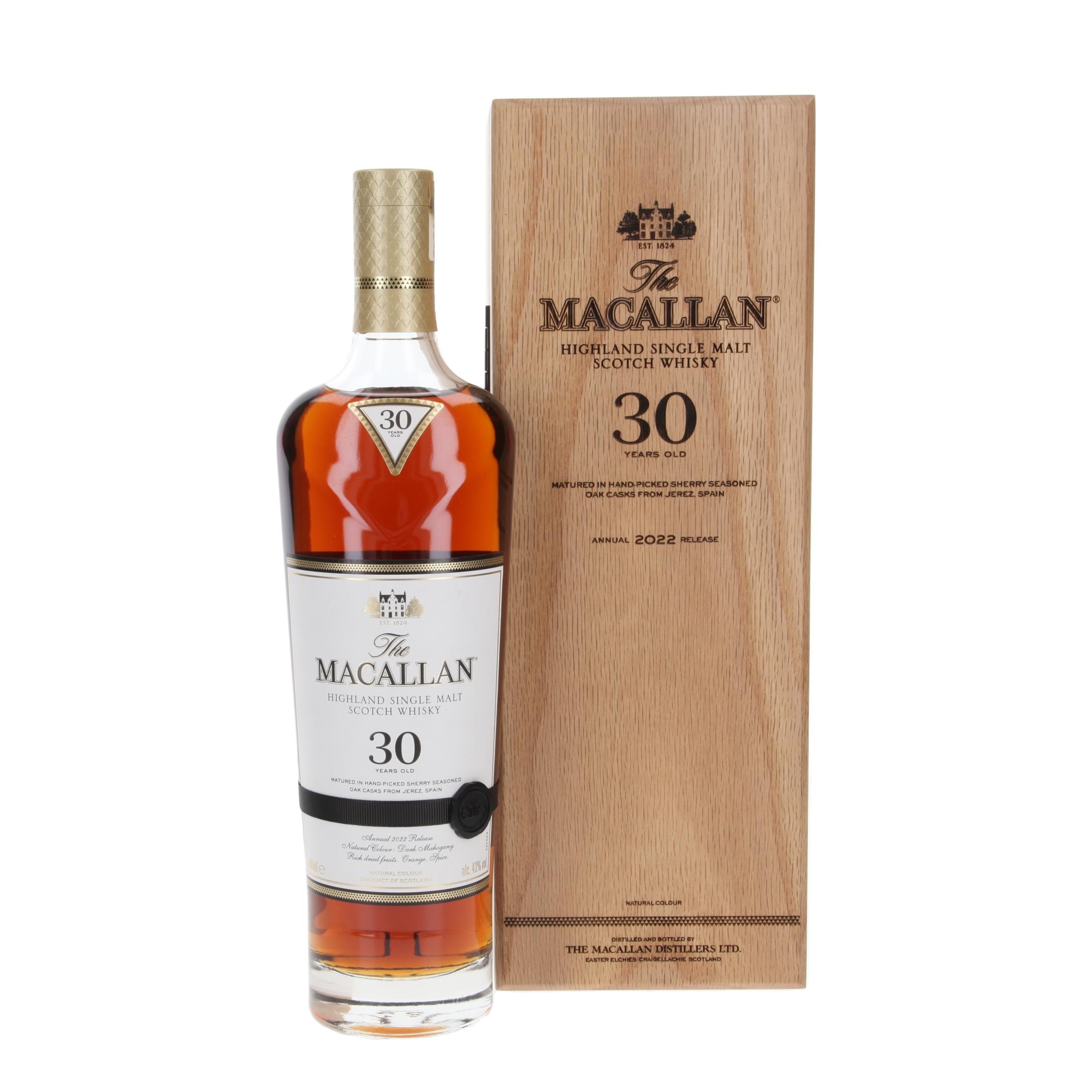 Виски Macallan Sherry Oak 30 Лет 2022 700 ml