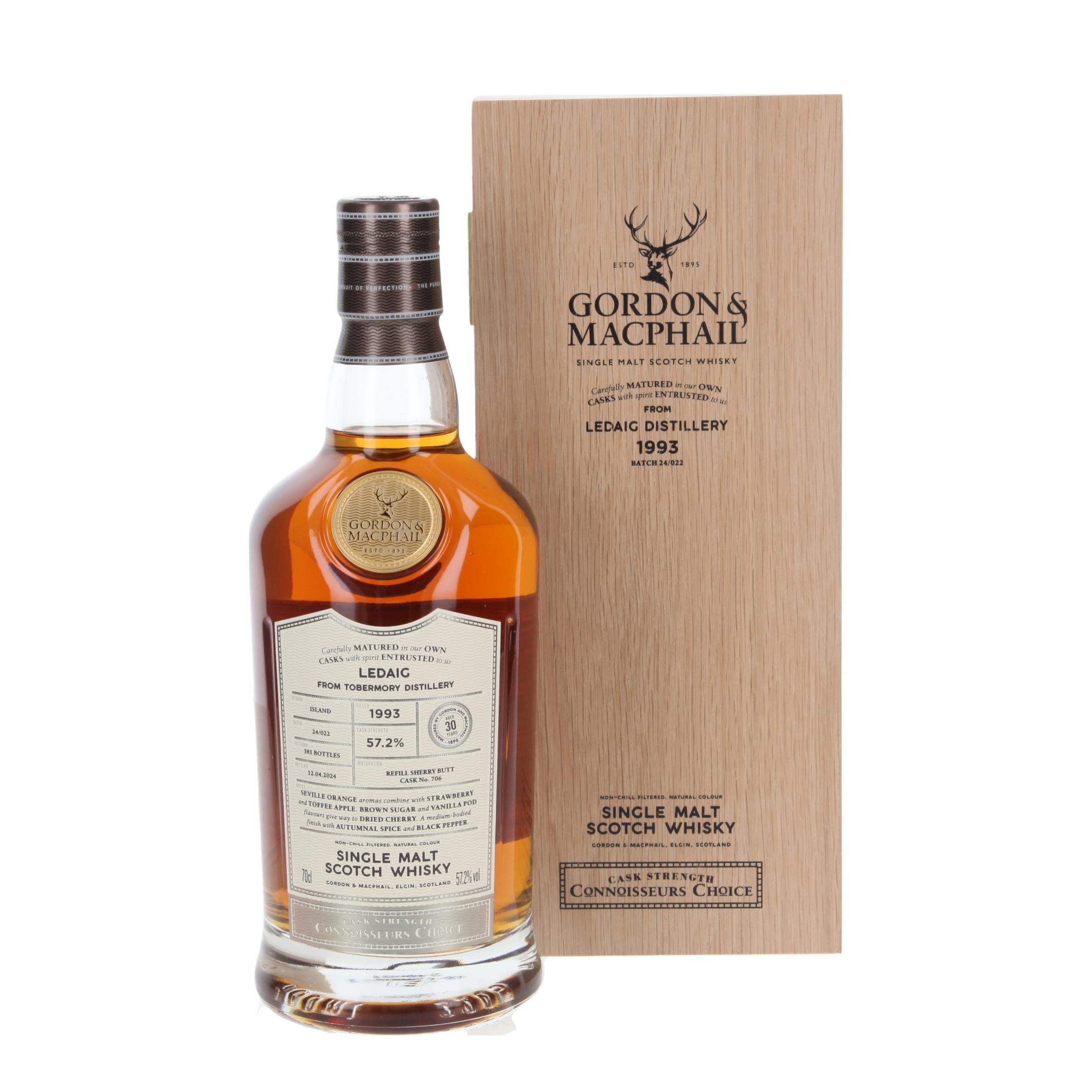 Виски Ledaig Connoisseurs Choice - Cask Strength 30 Лет 1993/2024 700 ml