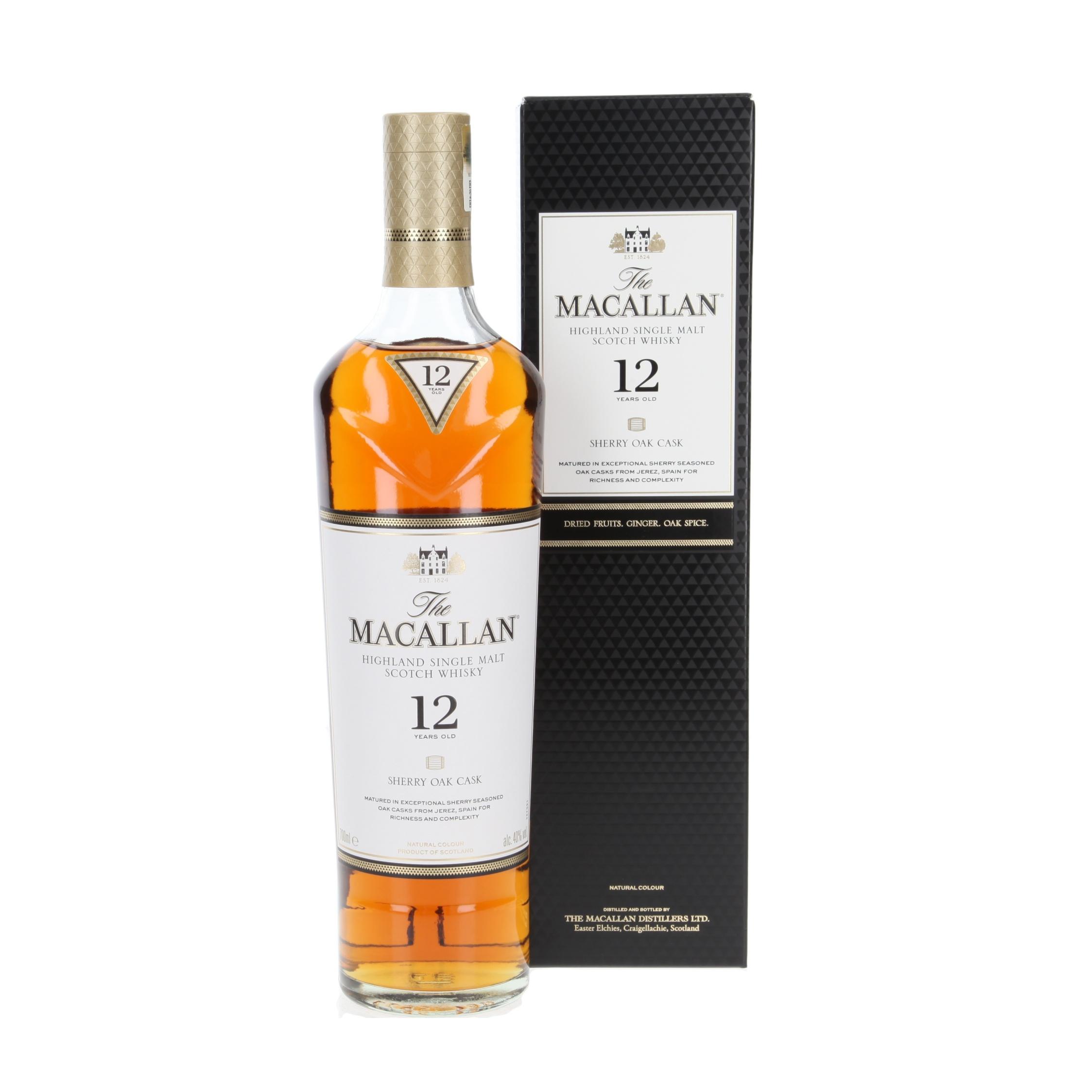 Виски Macallan Sherry Oak 12 Лет 700 ml