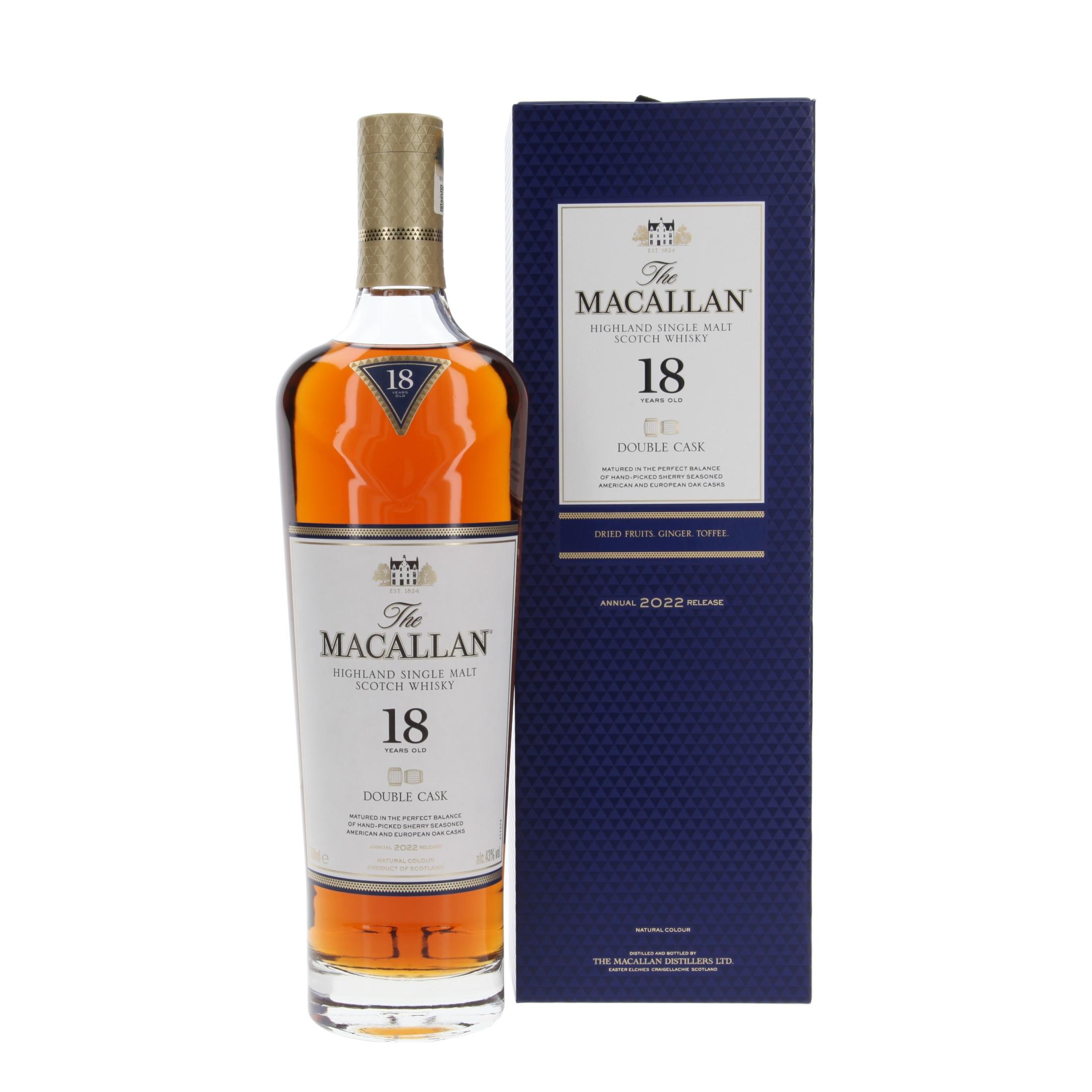 Виски Macallan Double Cask 18 Лет 2022 700 ml