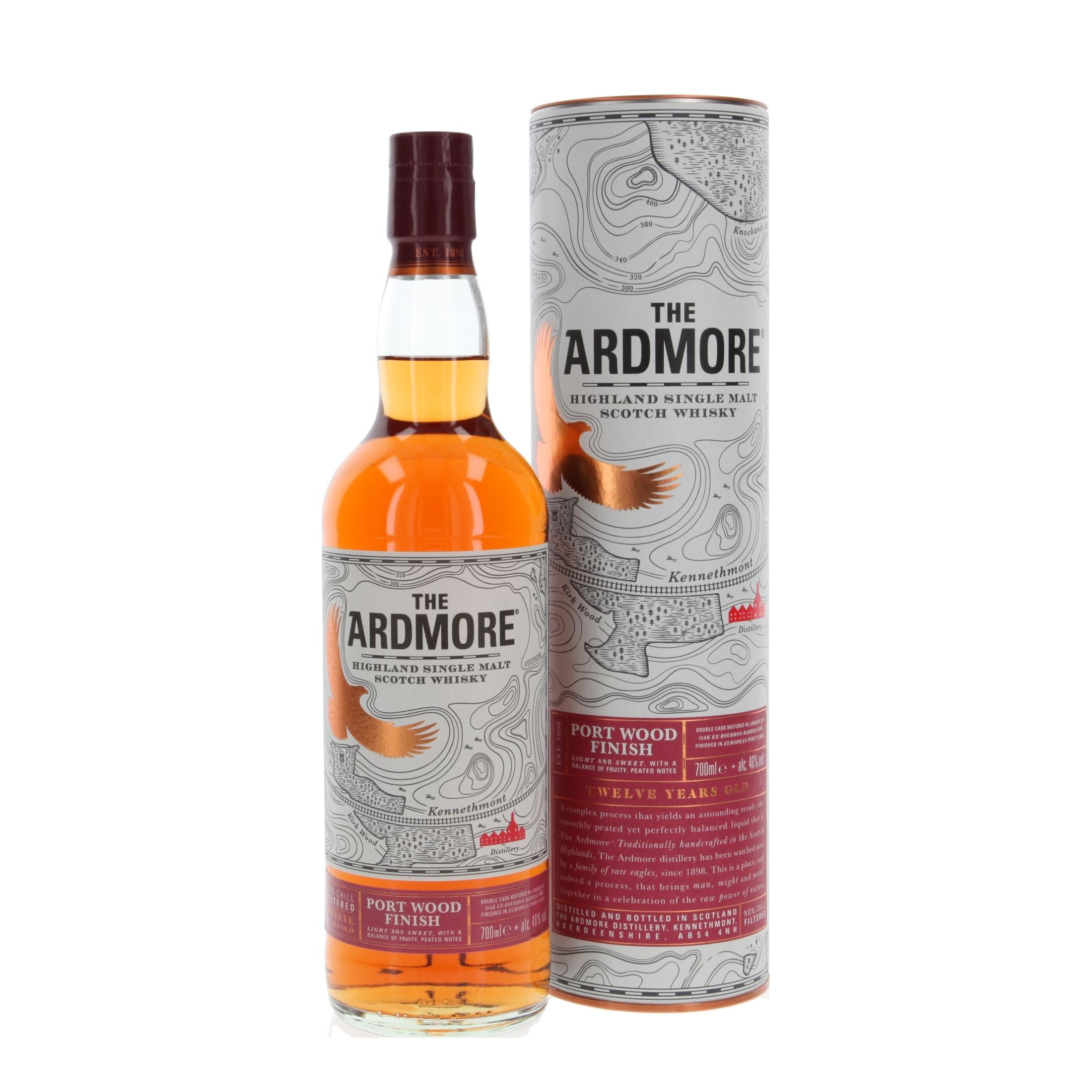 Виски Ardmore Port Wood Finish 12 Лет 700 ml