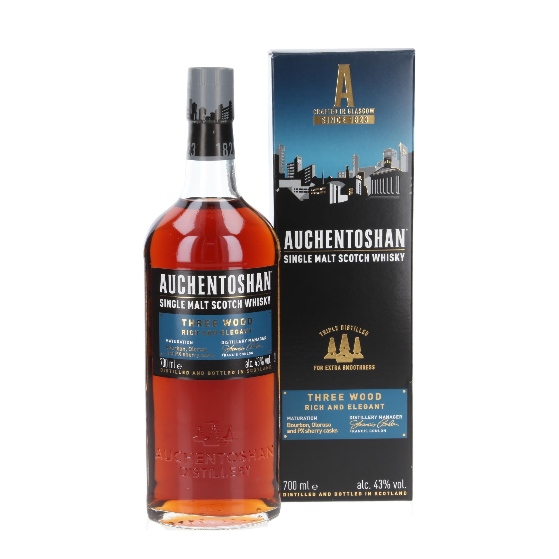 Виски Auchentoshan Three Wood 700 ml