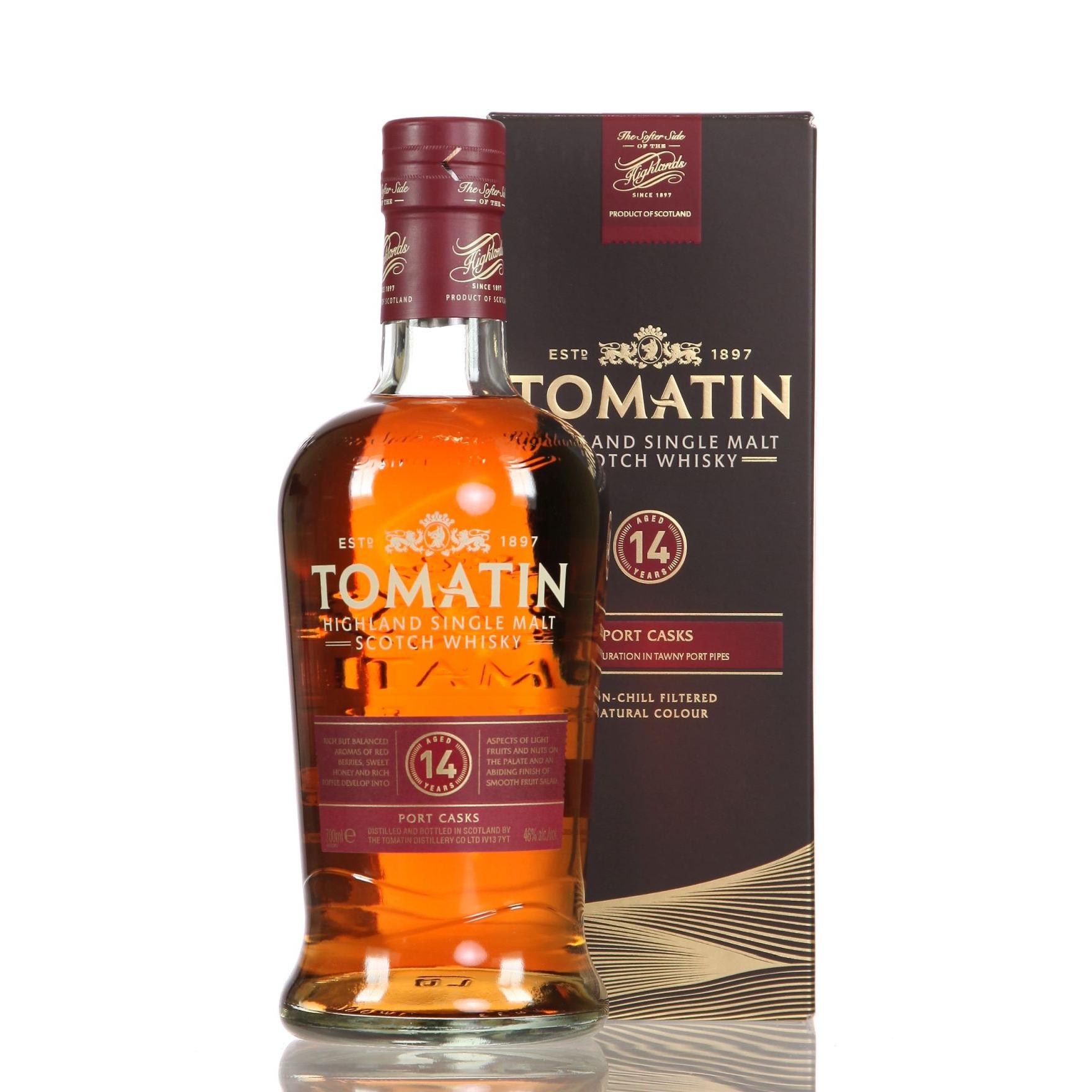 Виски Tomatin Port Wood Finish 14 Лет 700 ml