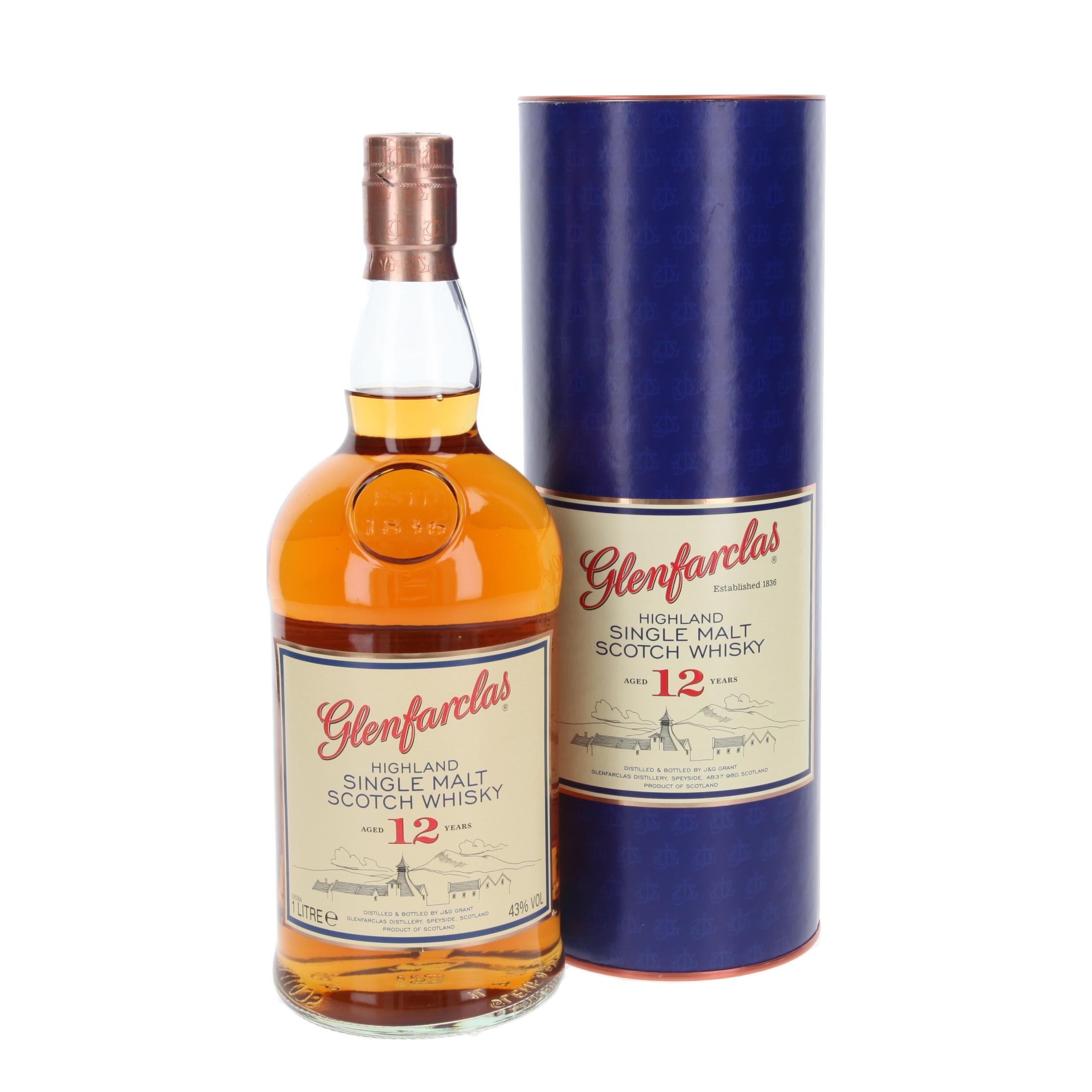 Виски Glenfarclas 12 Лет 1000 ml