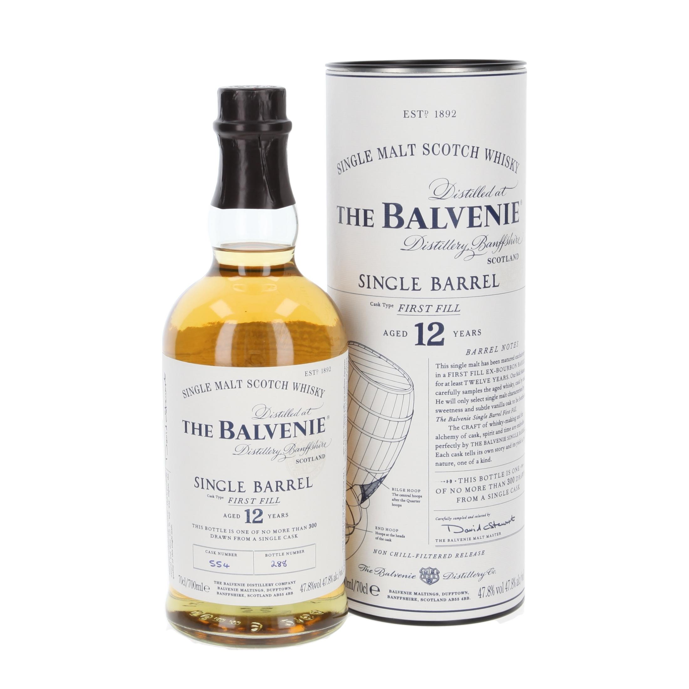 Виски Balvenie Single Barrel First Fill 12 Лет 700 ml