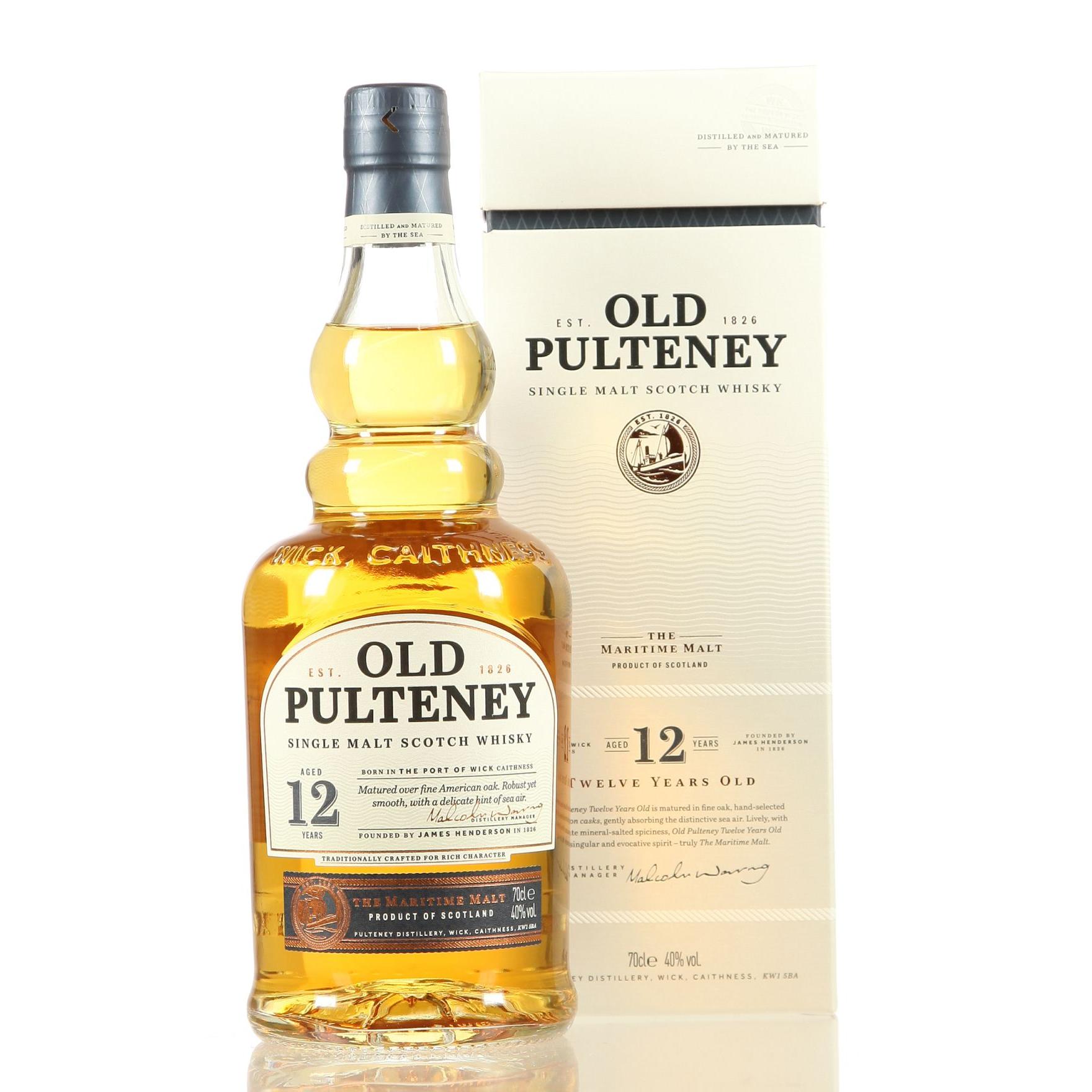 Виски Old Pulteney 12 Лет 700 ml