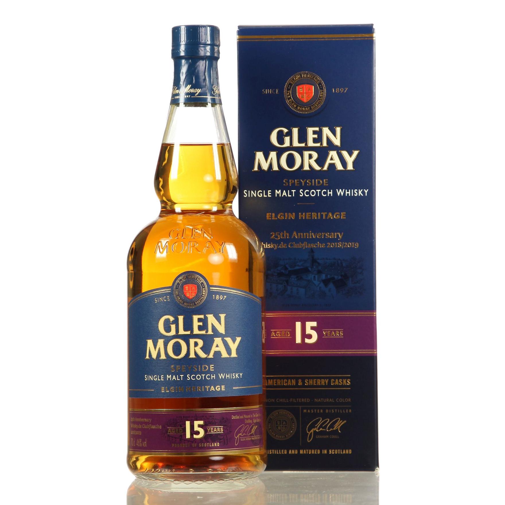 Виски Glen Moray 'Whisky.de exclusive' - former club bottle 2018 15 Лет 700 ml